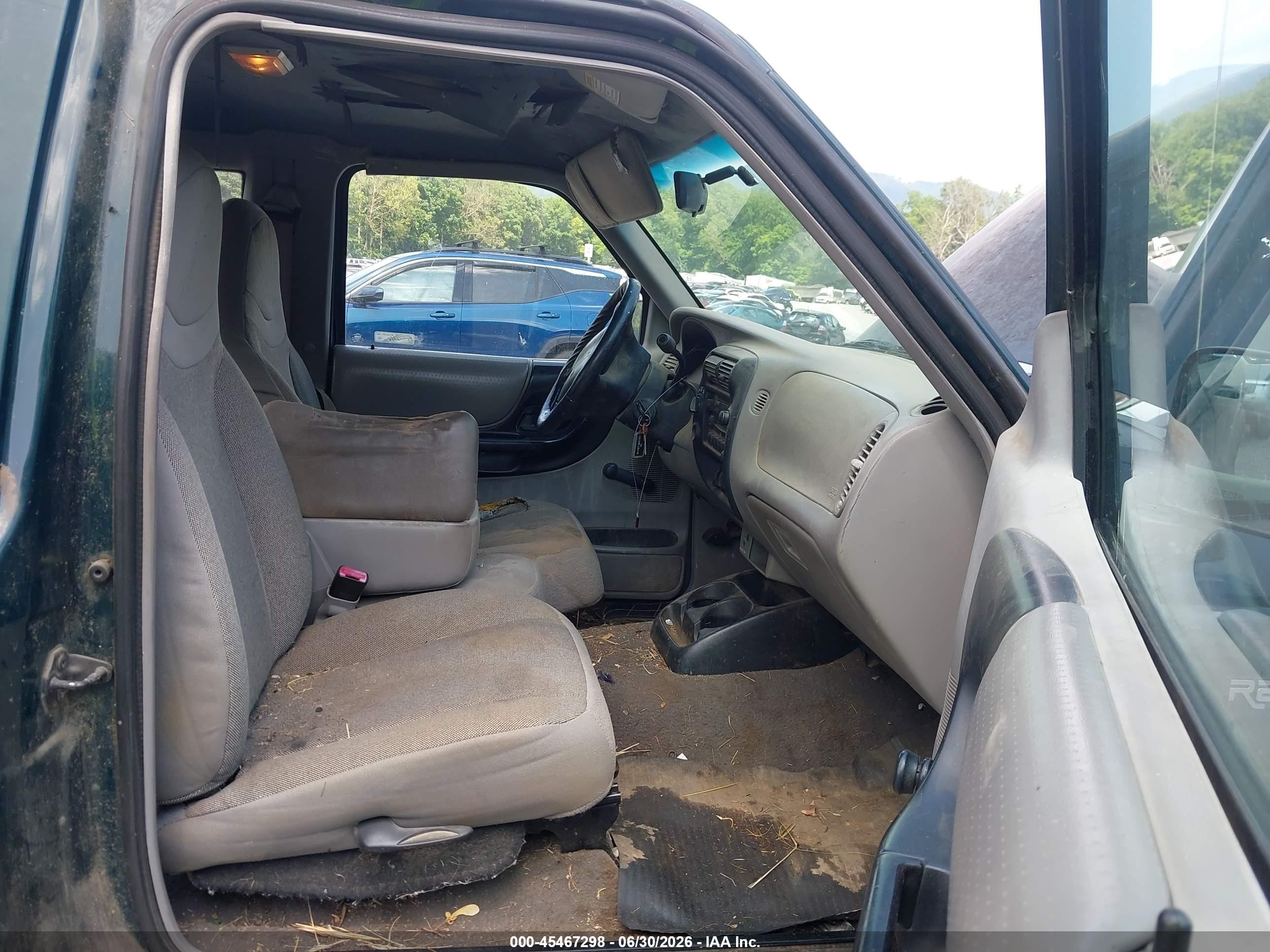 2000 Ford Ranger Xl/xlt Green vin: 1FTZR15V1YTA93791