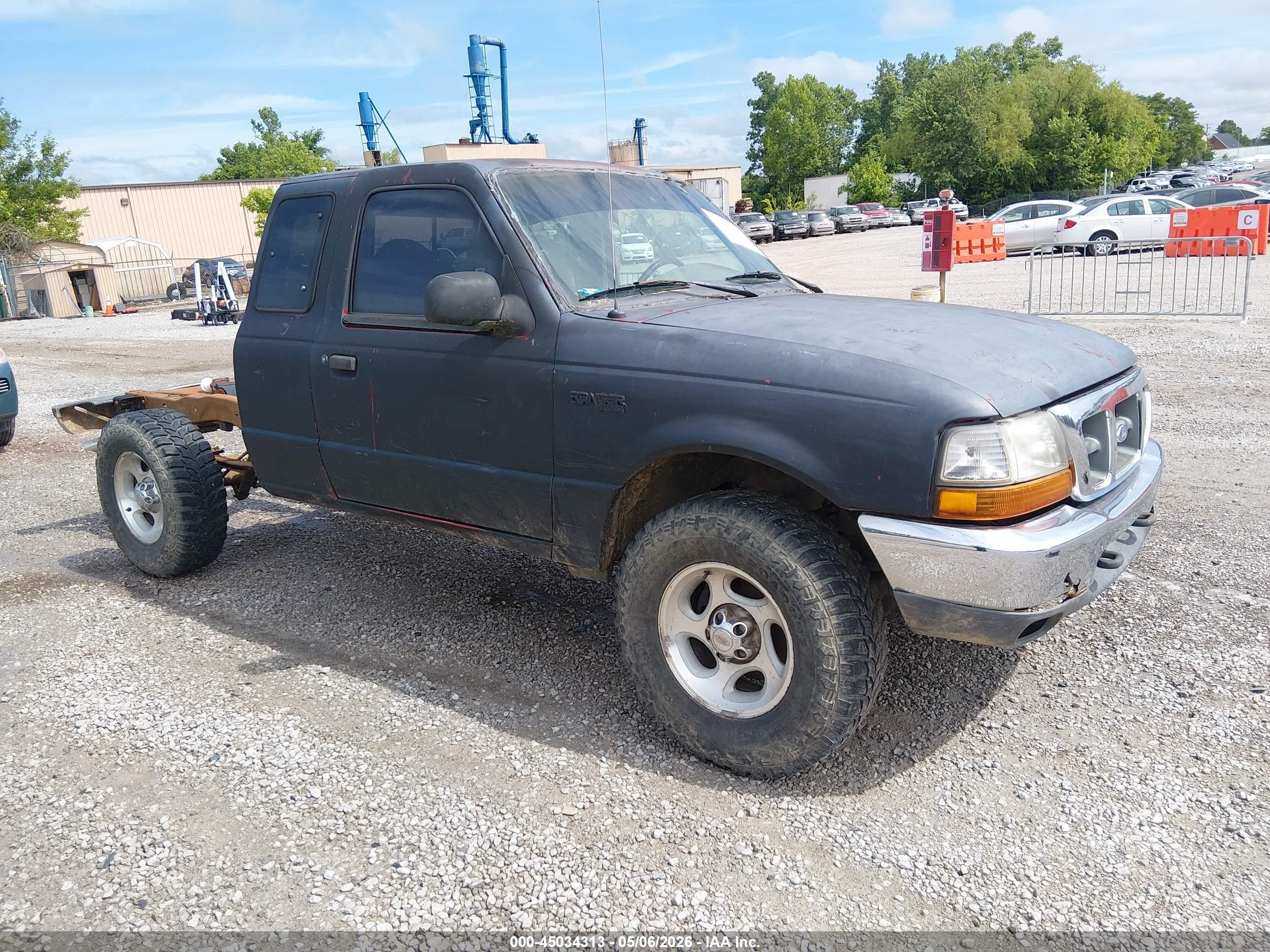1999 Ford Ranger Xl/xlt Black vin: 1FTZR15V2XTA78845