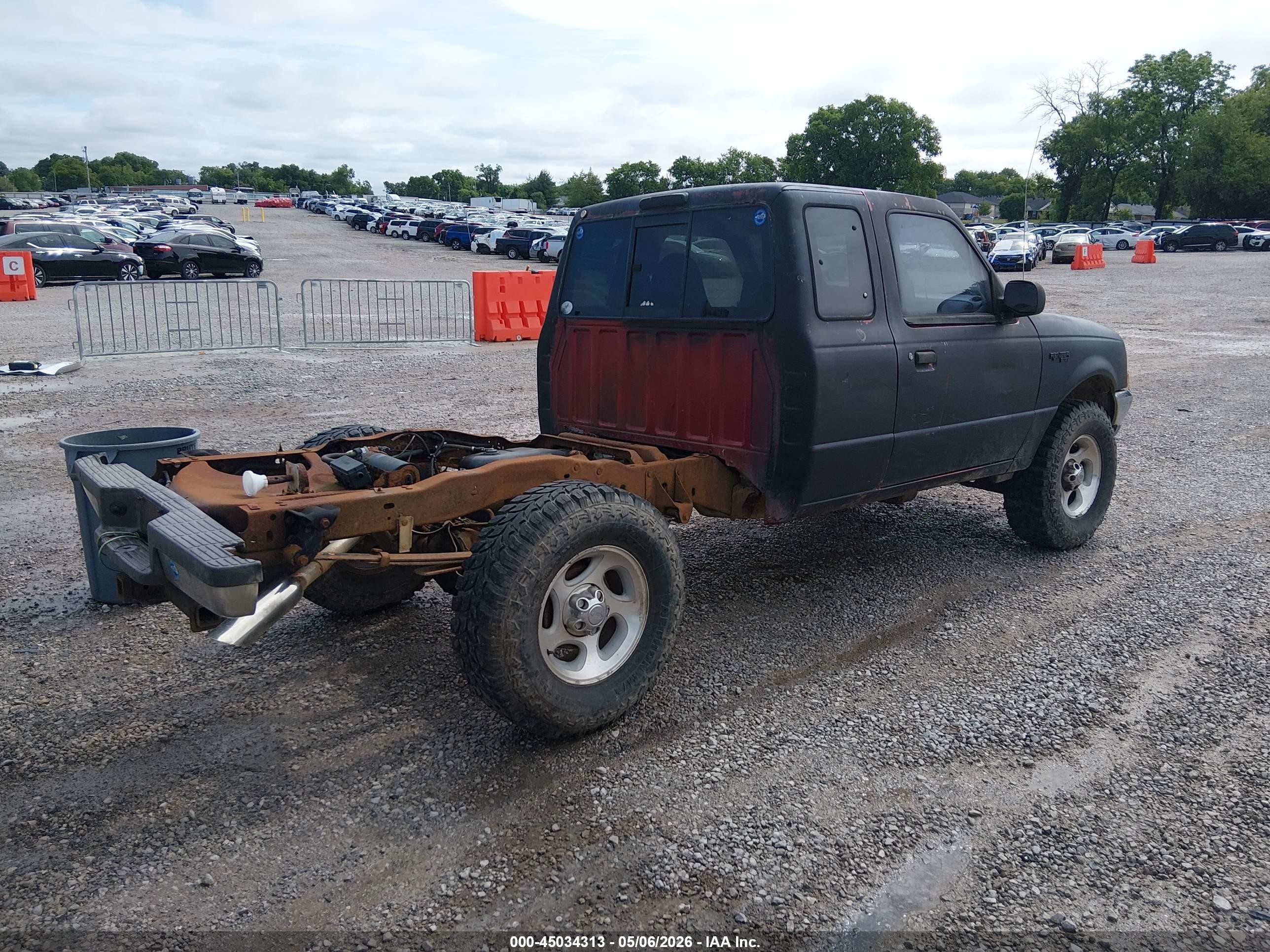 1999 Ford Ranger Xl/xlt Black vin: 1FTZR15V2XTA78845