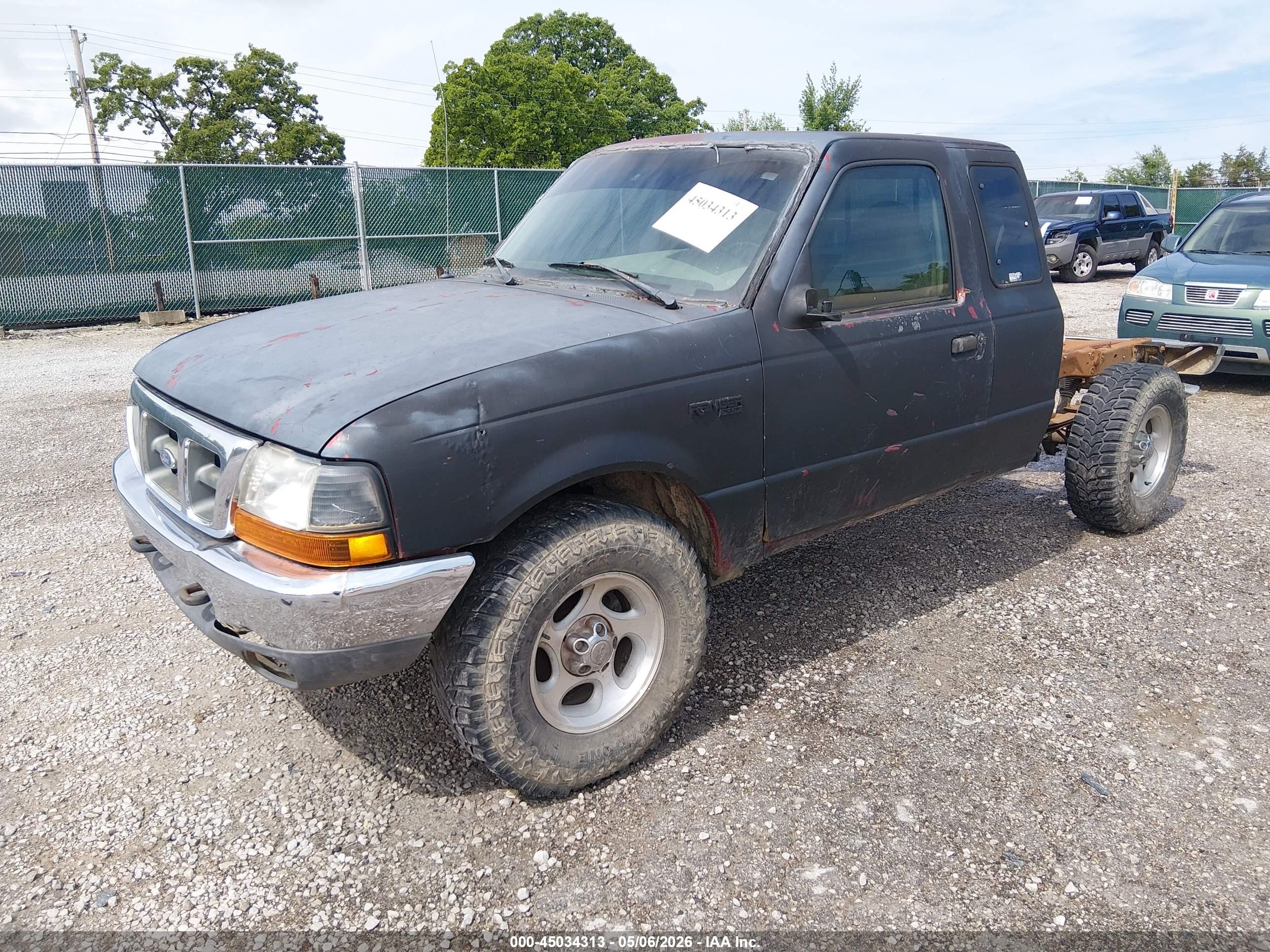 1999 Ford Ranger Xl/xlt Black vin: 1FTZR15V2XTA78845
