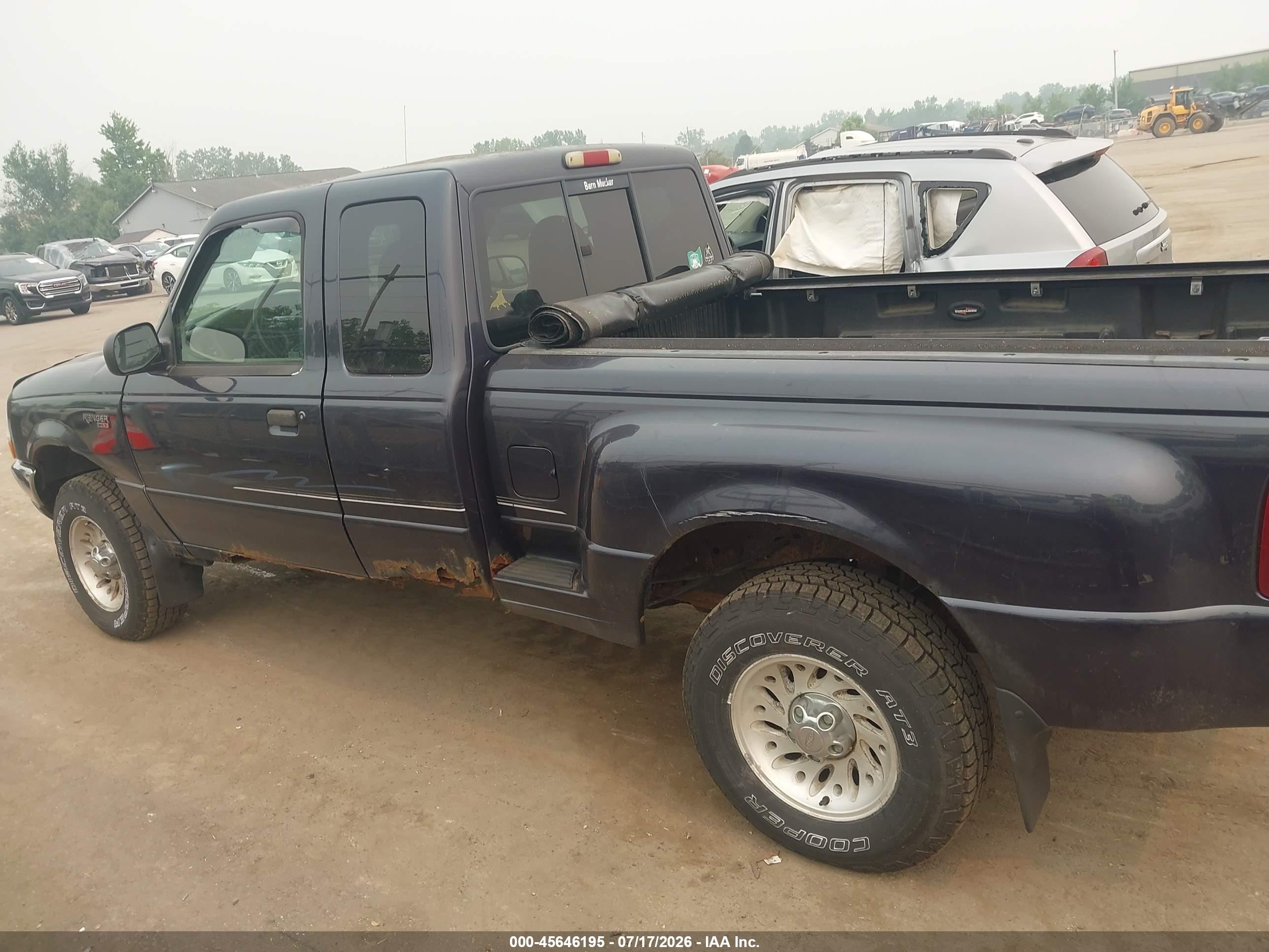 1999 Ford Ranger Xl/xlt Dark Blue vin: 1FTZR15V3XTA88607