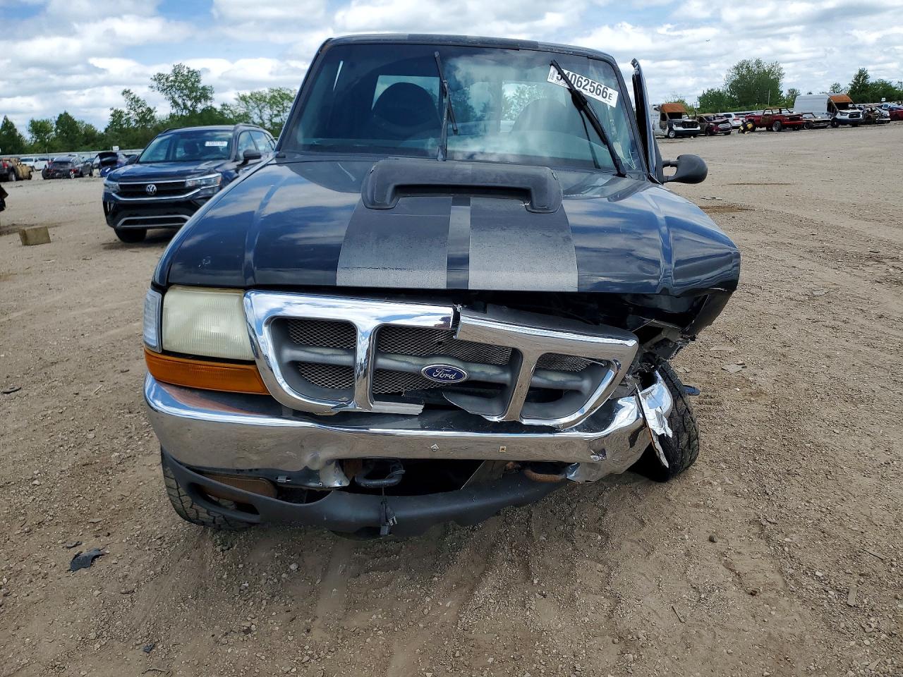 2000 Ford Ranger Super Cab Black vin: 1FTZR15V3YPB95893