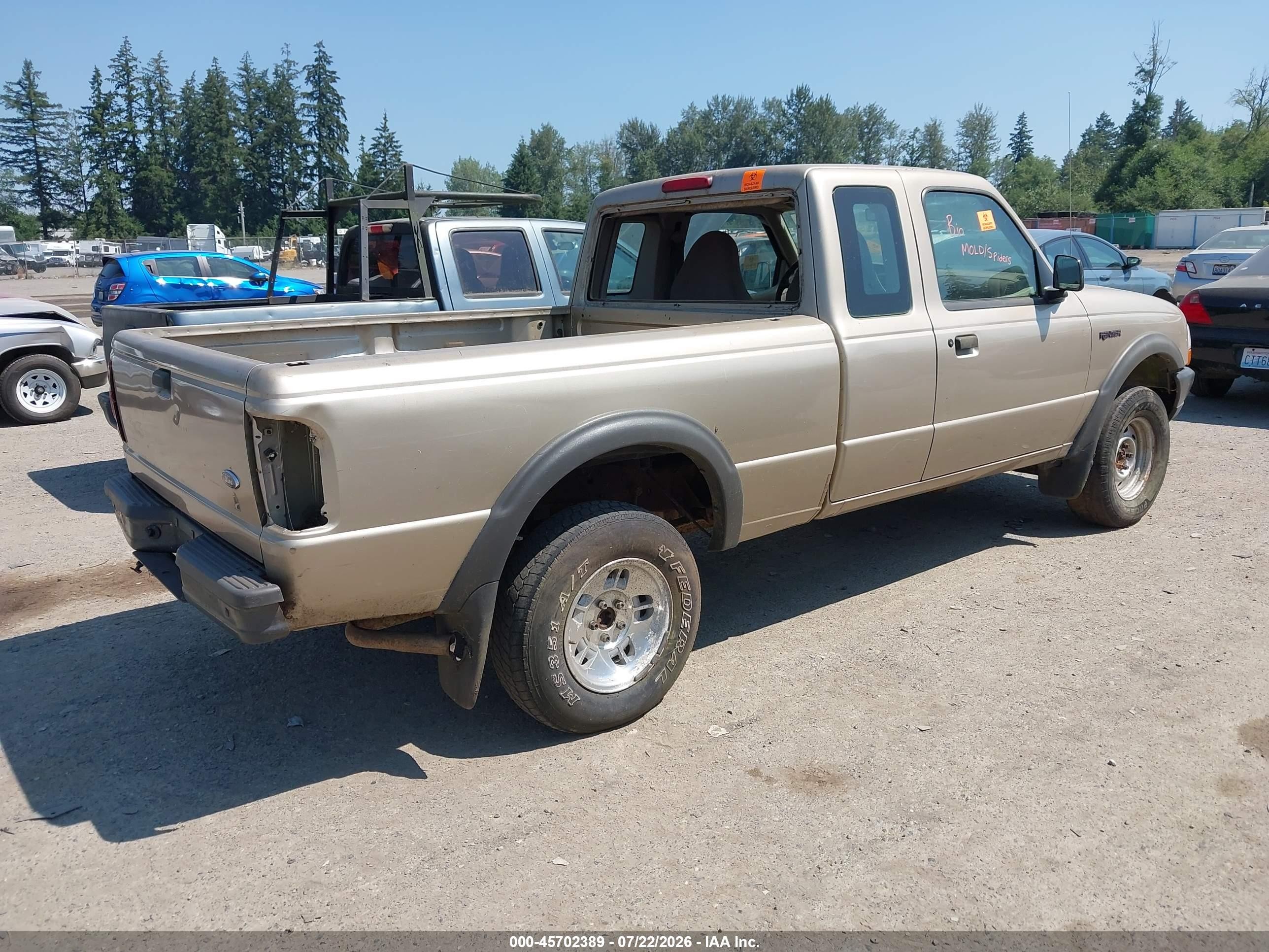 2000 Ford Ranger Xl/xlt Бежевый vin: 1FTZR15V3YPC05340