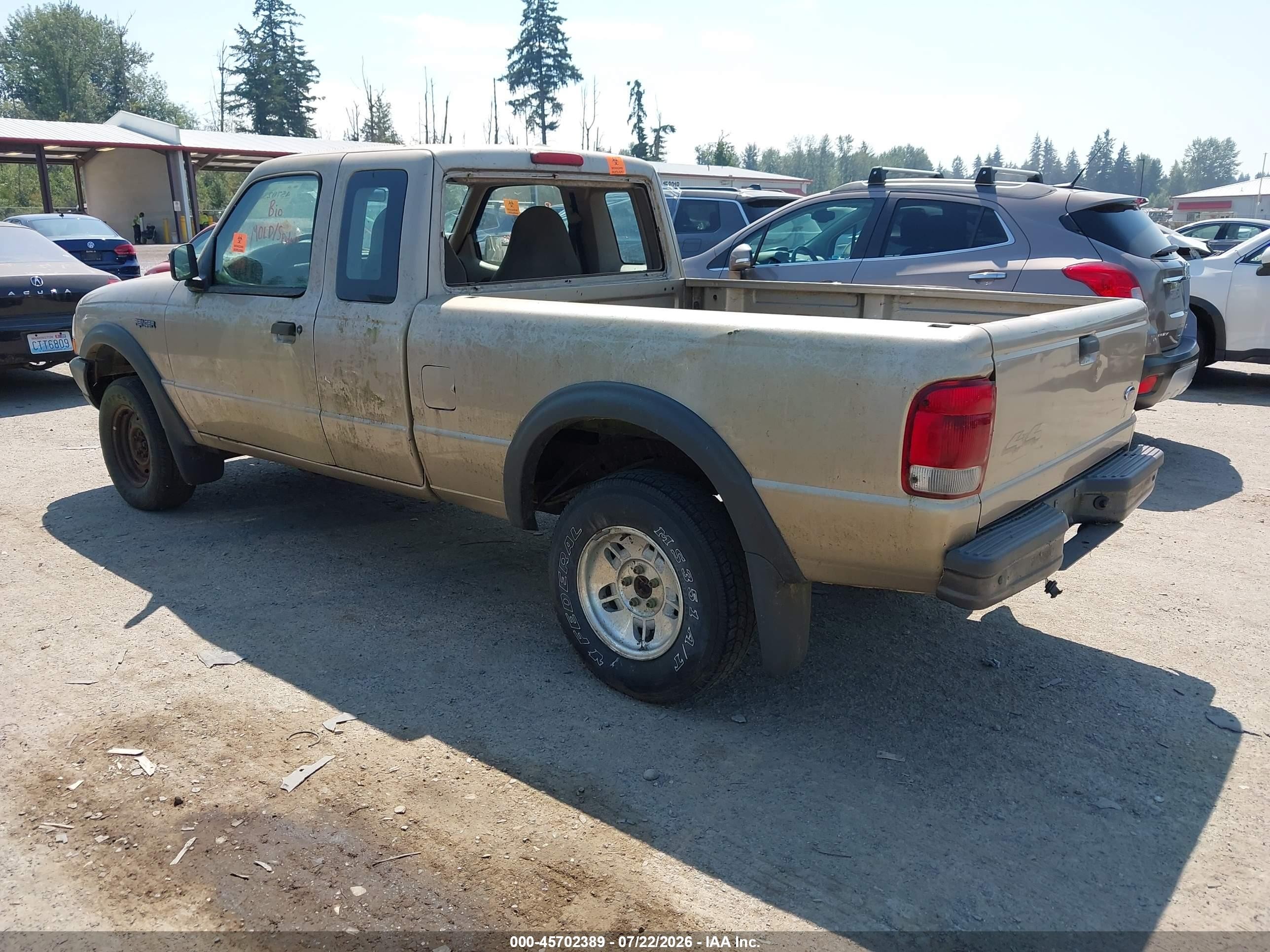 2000 Ford Ranger Xl/xlt Бежевый vin: 1FTZR15V3YPC05340