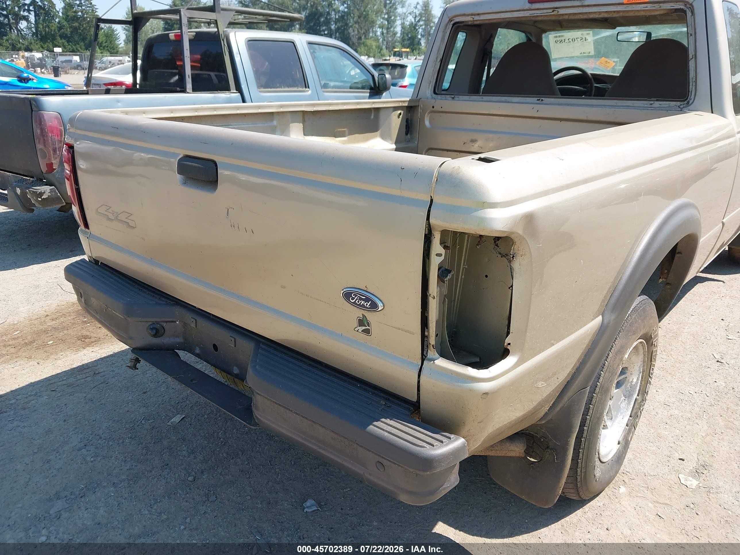 2000 Ford Ranger Xl/xlt Бежевый vin: 1FTZR15V3YPC05340