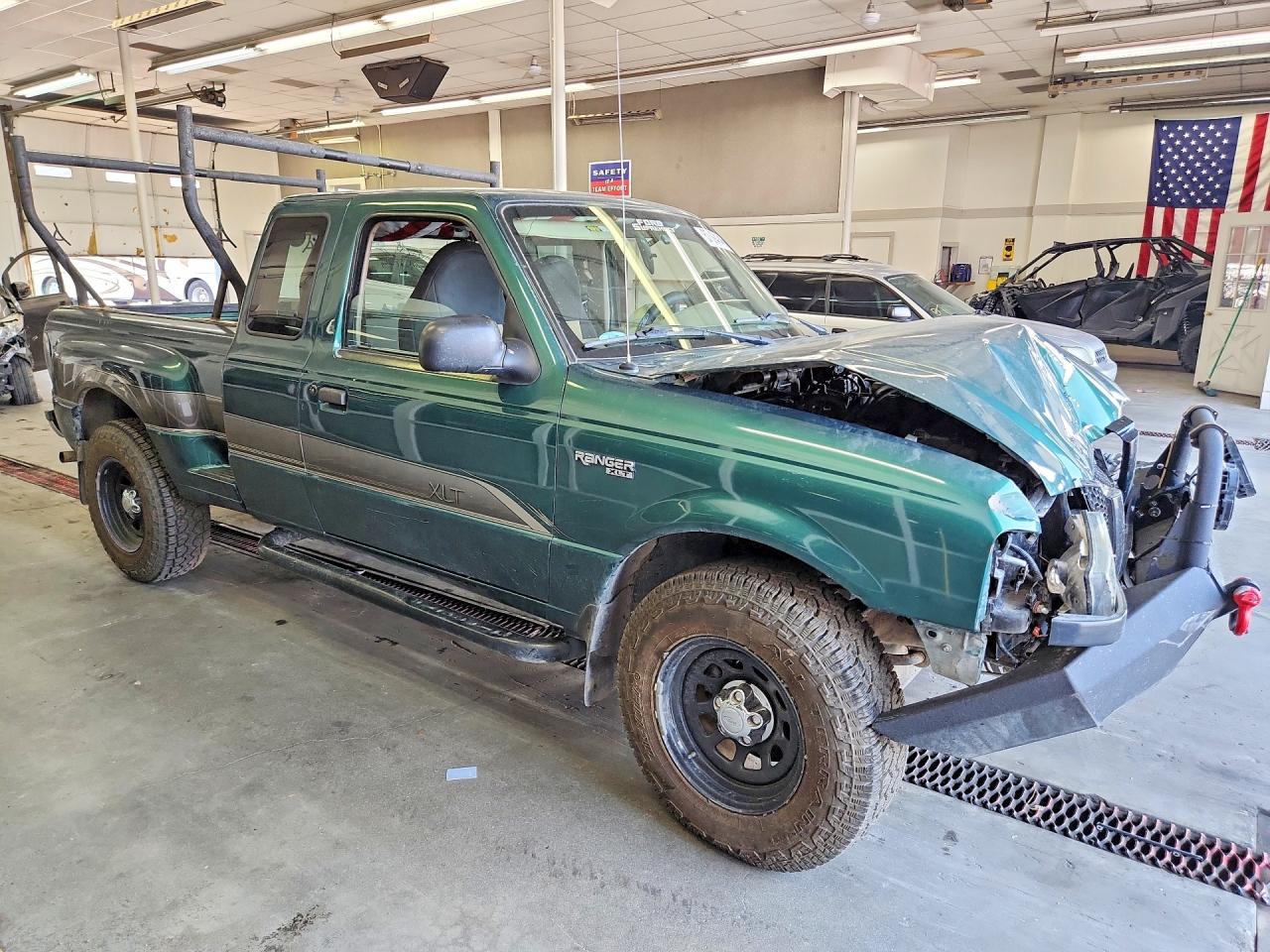 1999 Ford Ranger Super Cab Green vin: 1FTZR15V4XTA79043