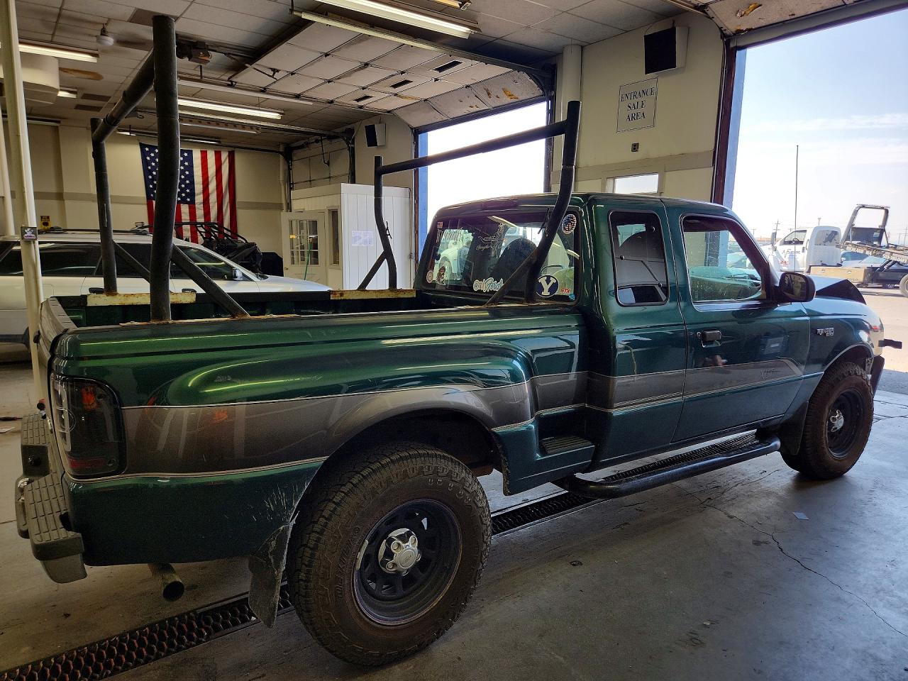 1999 Ford Ranger Super Cab Green vin: 1FTZR15V4XTA79043