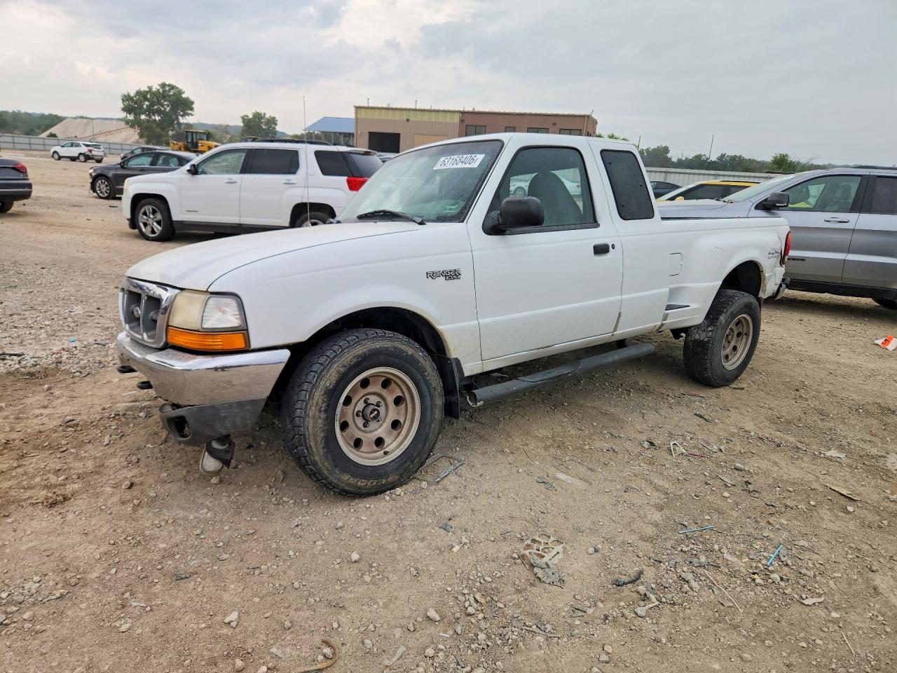 1999 Ford Ranger Super Cab White vin: 1FTZR15V4XTA89054