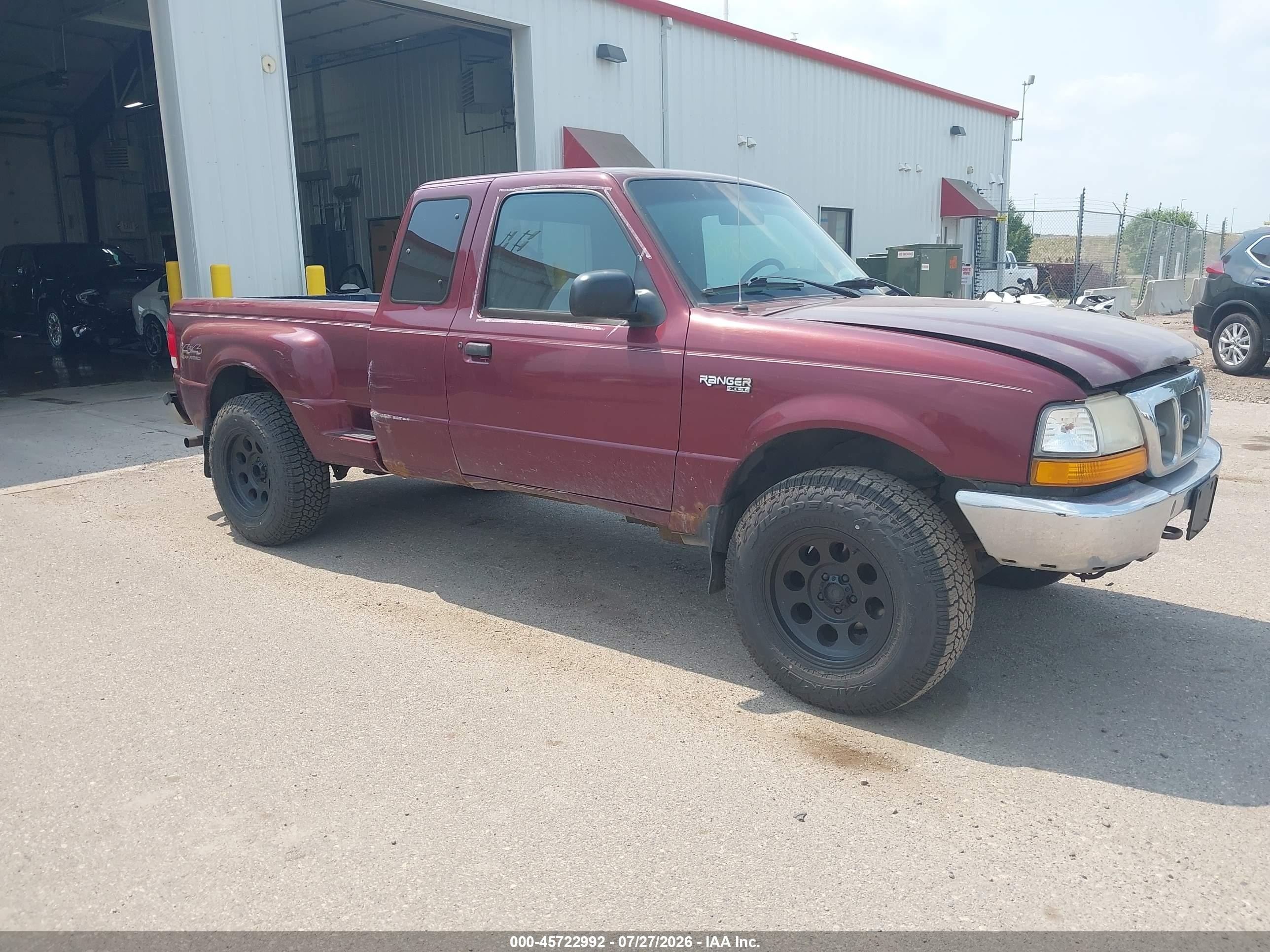 2000 Ford Ranger Xl/xlt Красный vin: 1FTZR15V5YPA08797