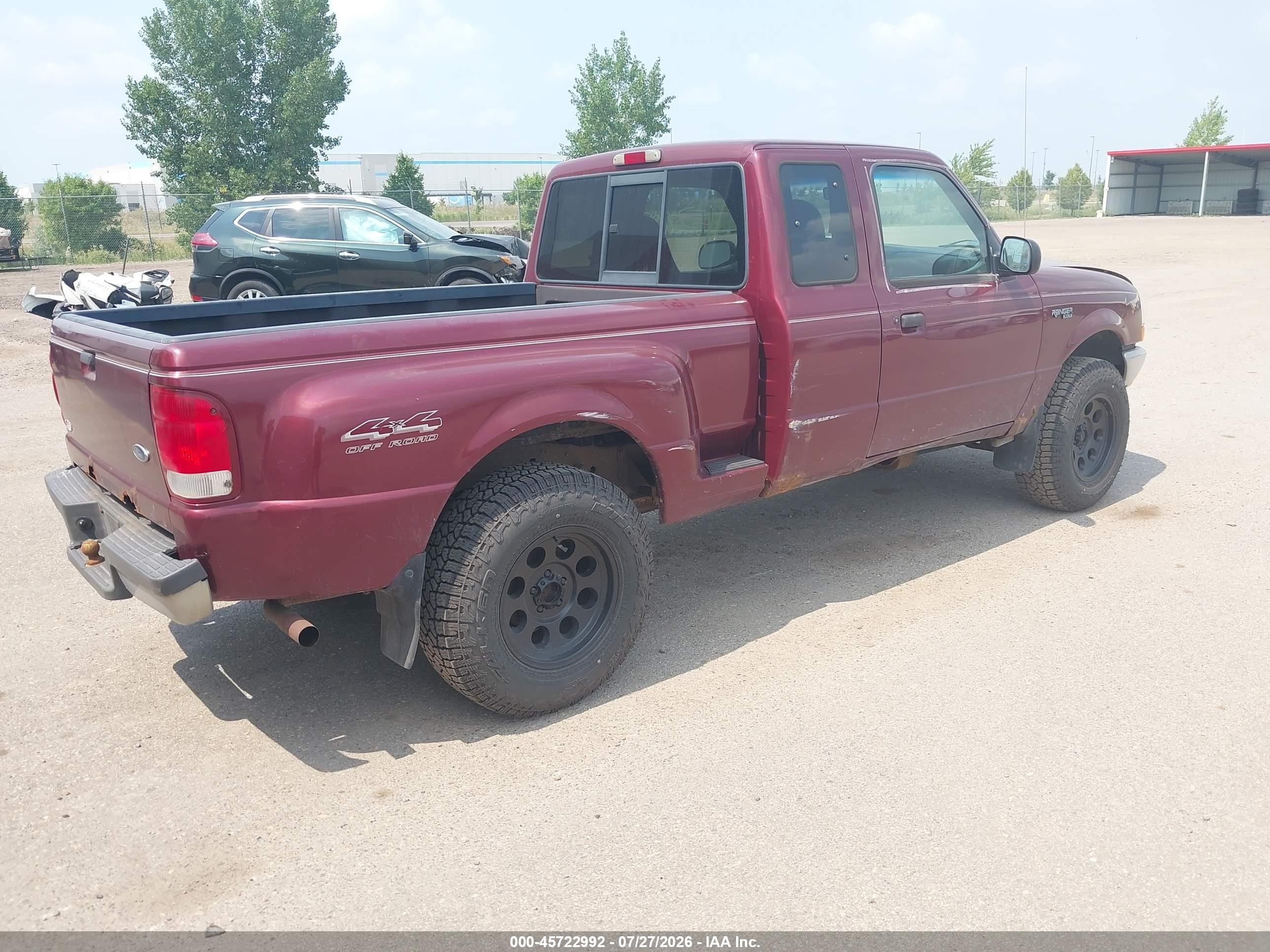2000 Ford Ranger Xl/xlt Красный vin: 1FTZR15V5YPA08797