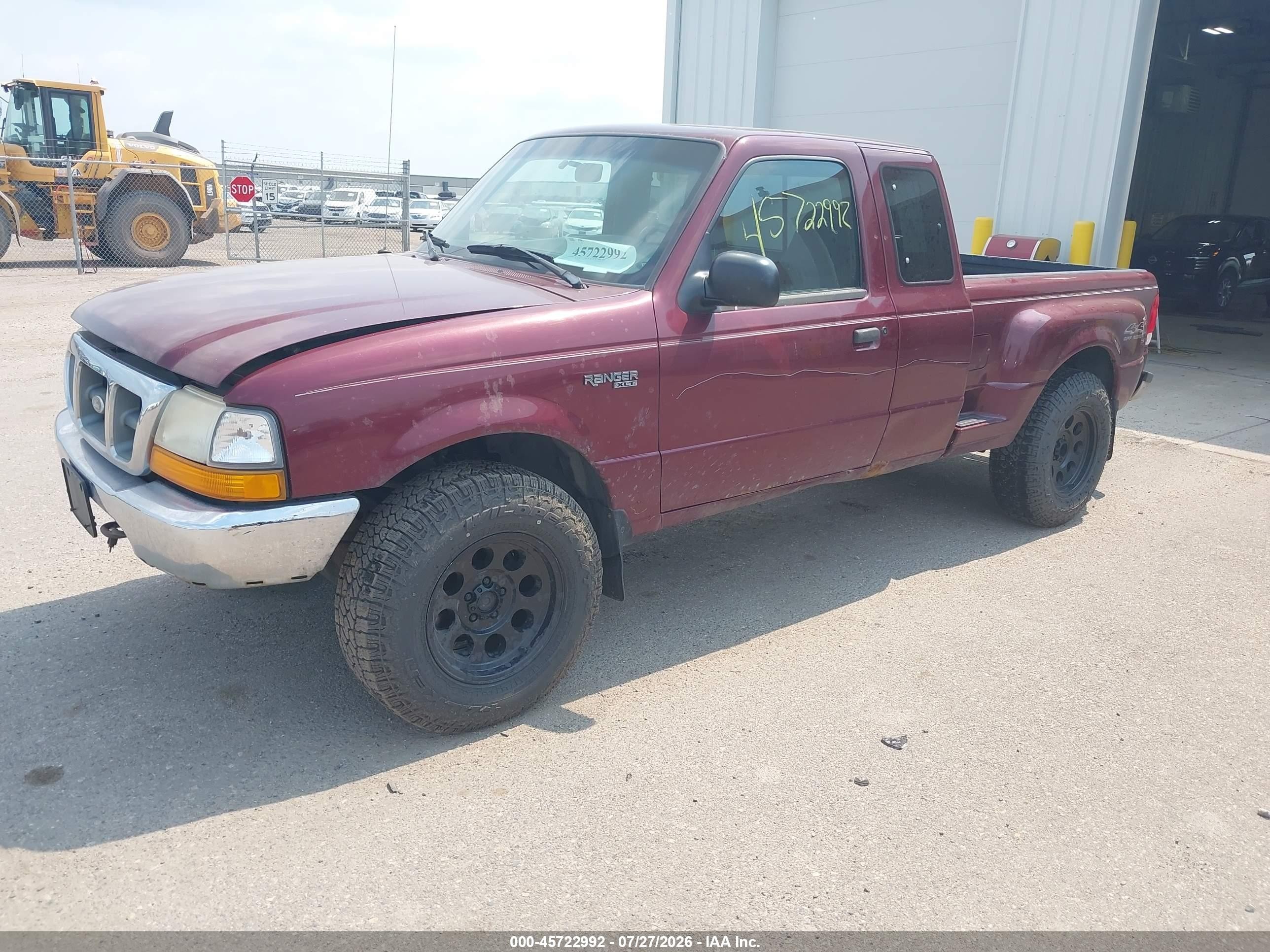 2000 Ford Ranger Xl/xlt Красный vin: 1FTZR15V5YPA08797