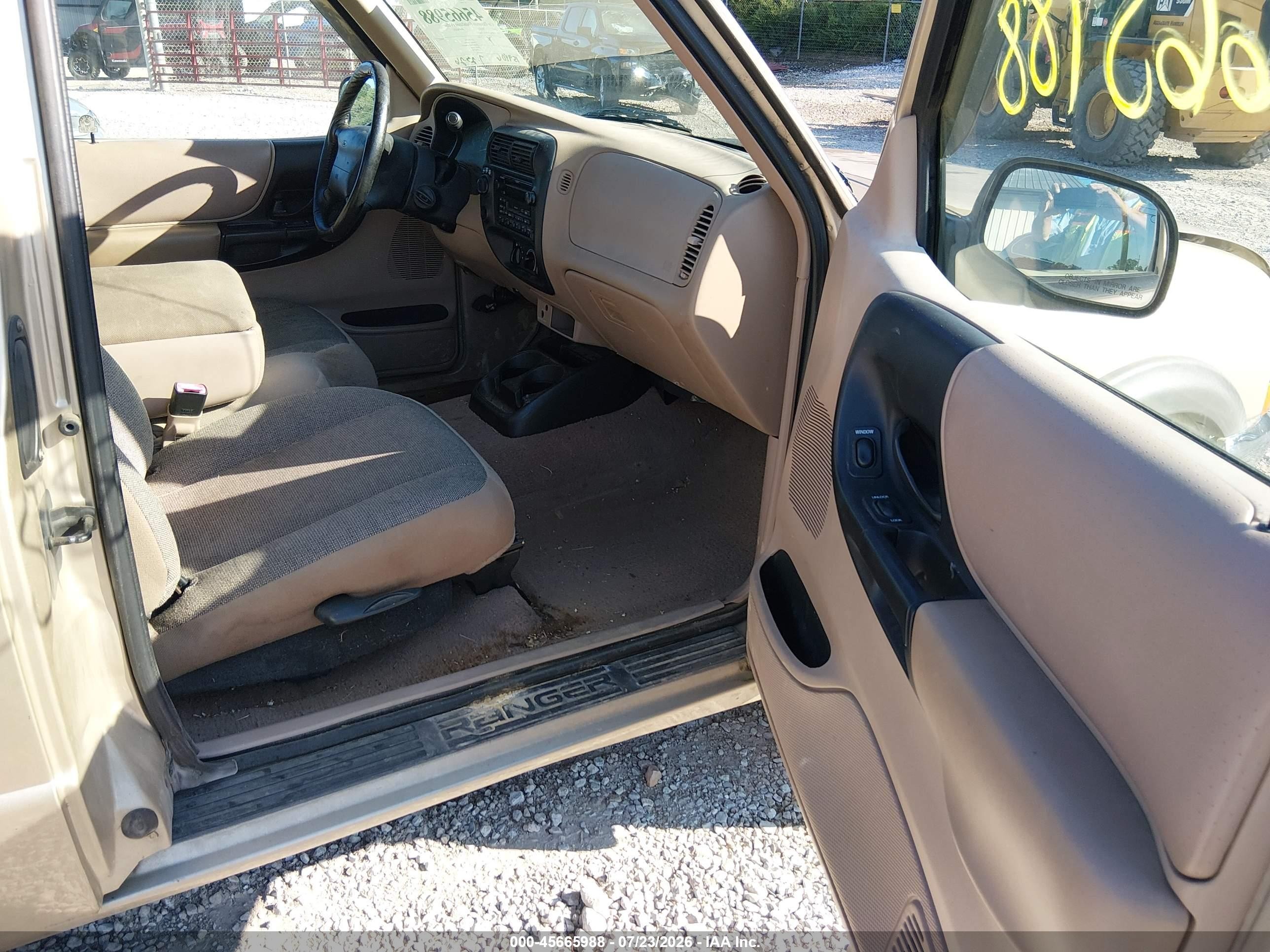 2000 Ford Ranger Xl/xlt Gold vin: 1FTZR15V5YPA19587