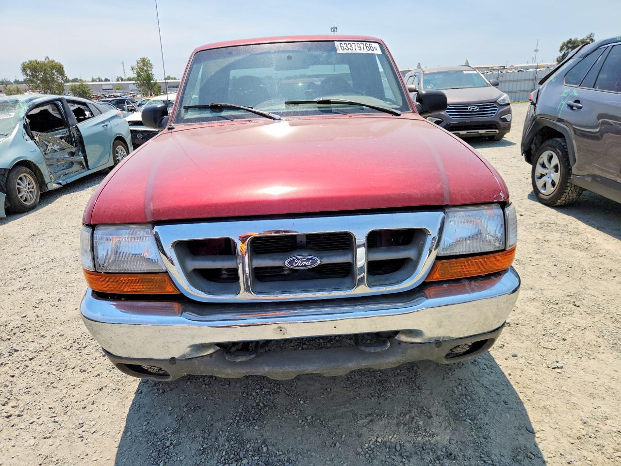 2000 Ford Ranger Super Cab Темно-бордовый vin: 1FTZR15V5YPA85170