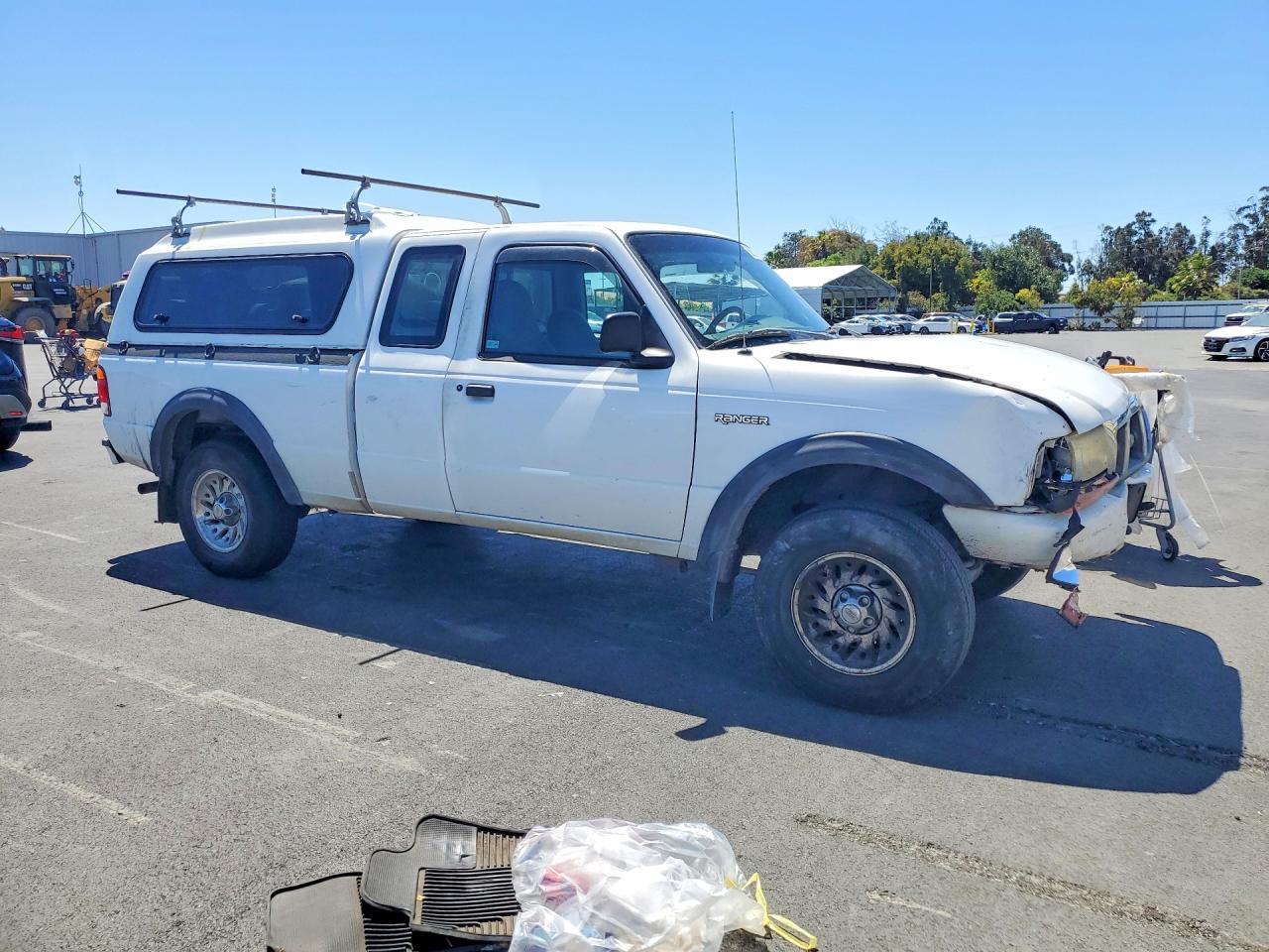 1999 Ford Ranger Super Cab White vin: 1FTZR15V6XPA27874