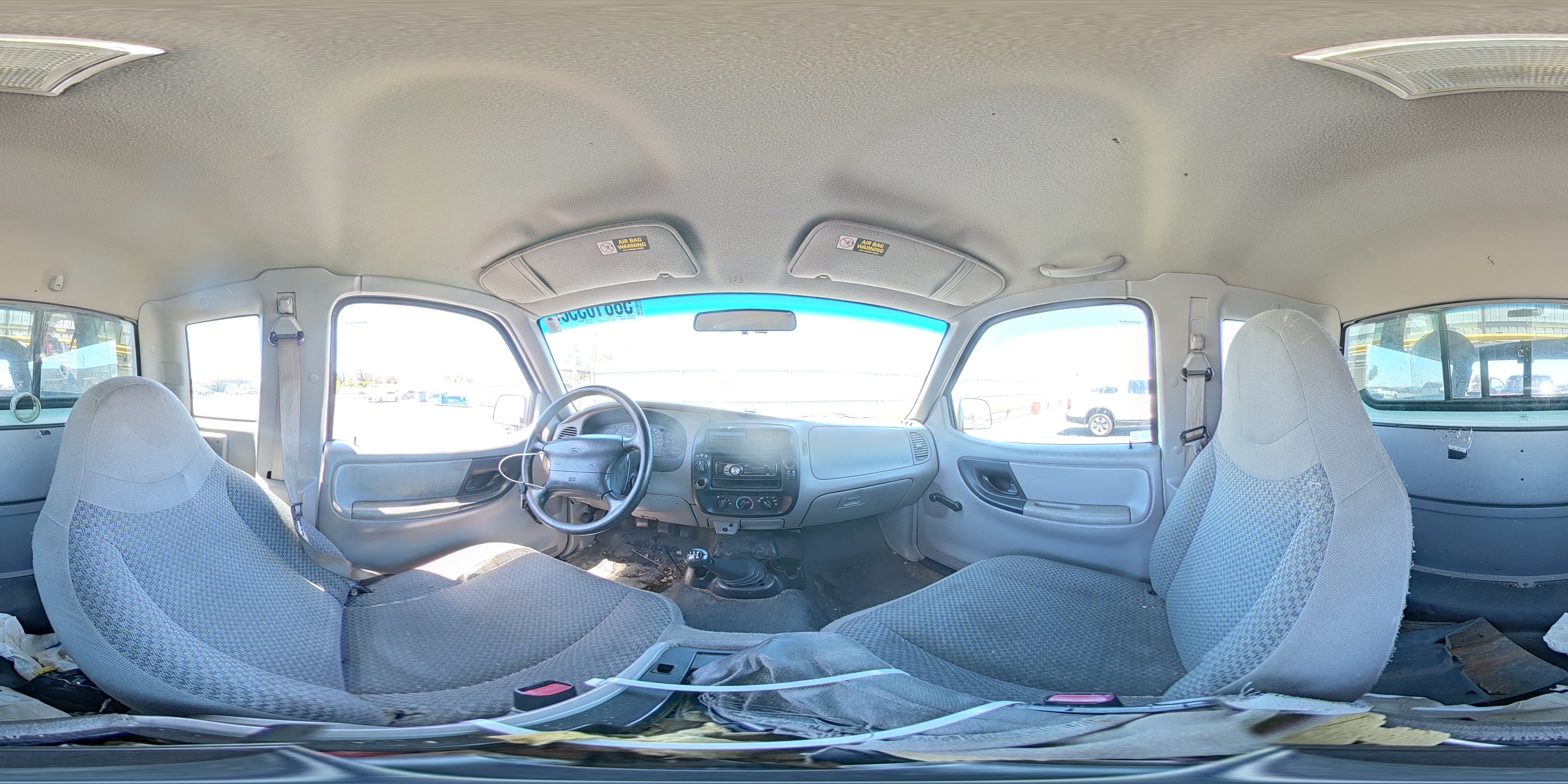 1999 Ford Ranger Super Cab White vin: 1FTZR15V6XPA27874
