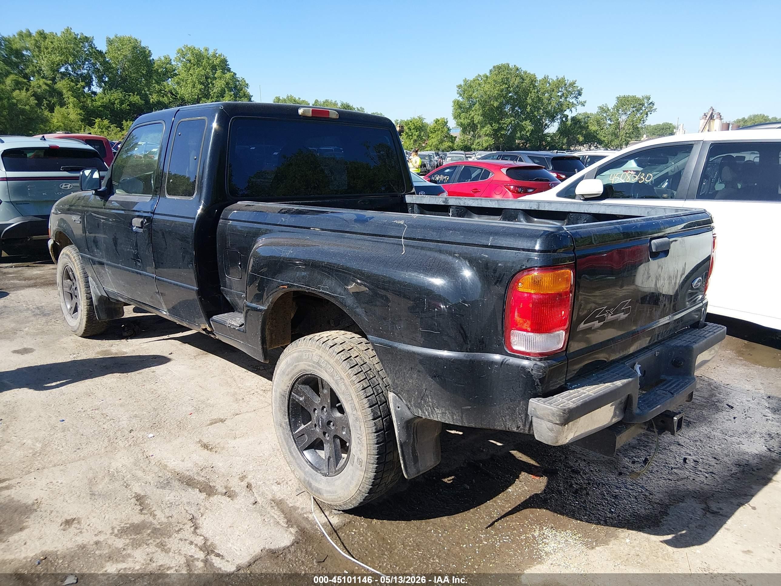 1999 Ford Ranger Xl/xlt Black vin: 1FTZR15V6XPB06722