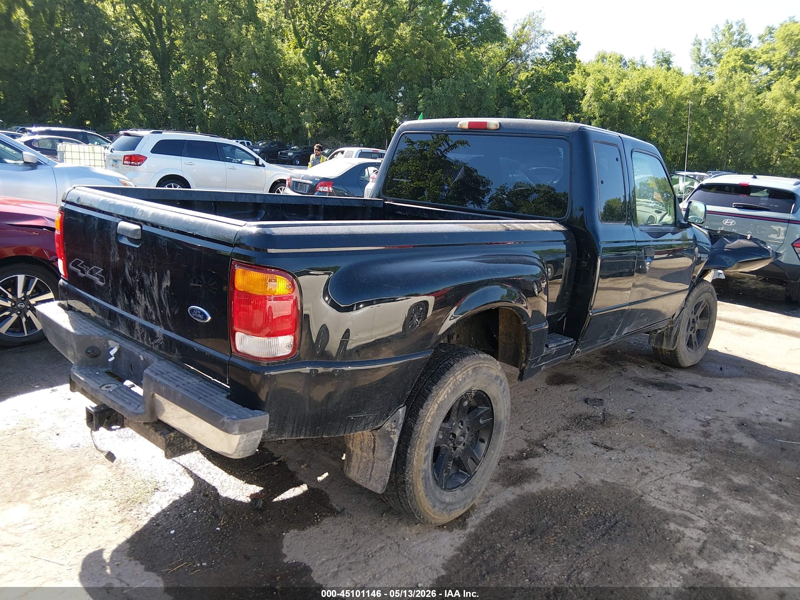 1999 Ford Ranger Xl/xlt Black vin: 1FTZR15V6XPB06722