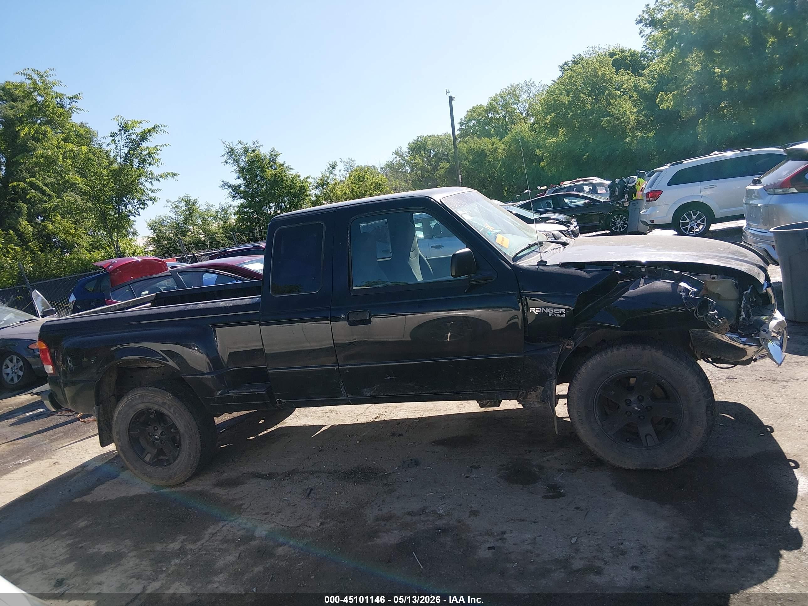 1999 Ford Ranger Xl/xlt Black vin: 1FTZR15V6XPB06722