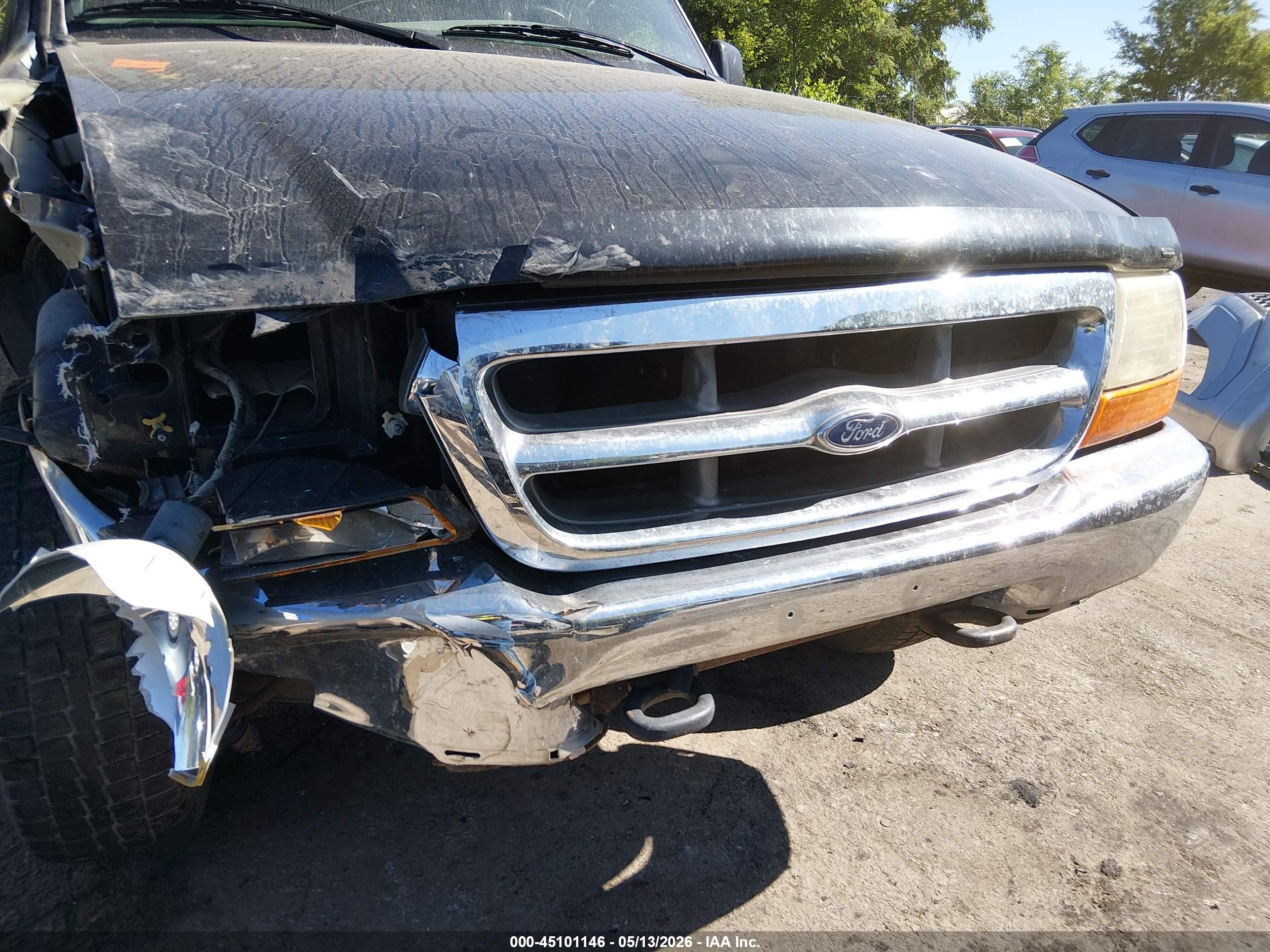 1999 Ford Ranger Xl/xlt Black vin: 1FTZR15V6XPB06722