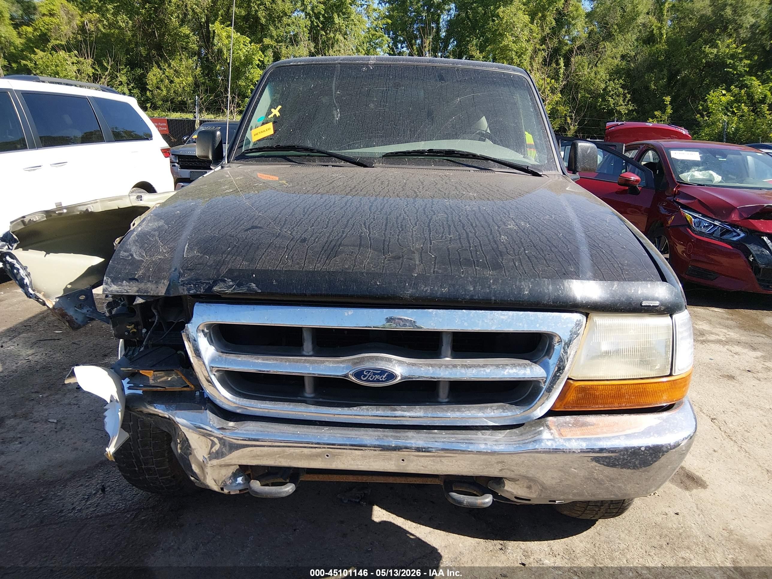 1999 Ford Ranger Xl/xlt Black vin: 1FTZR15V6XPB06722