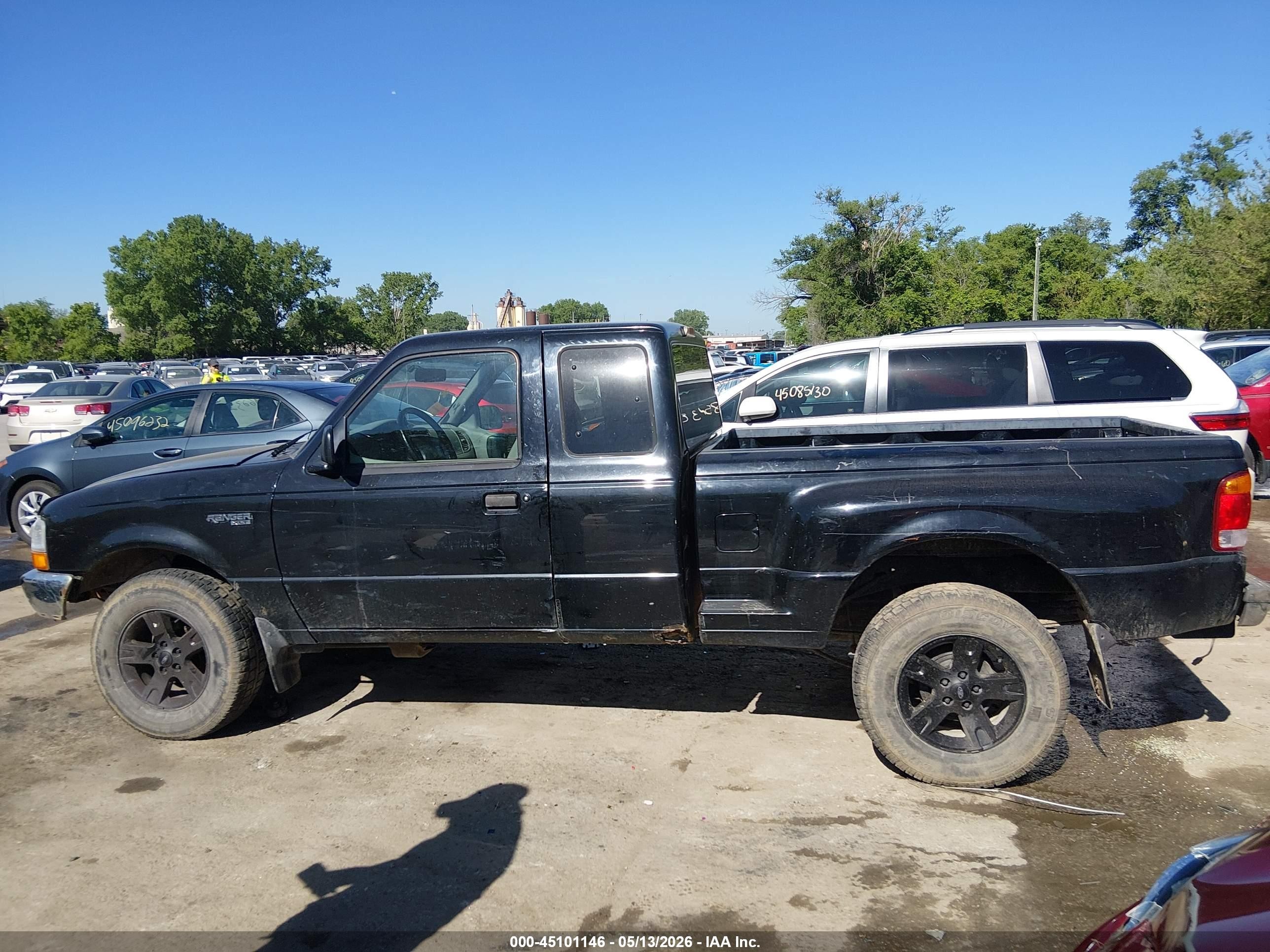 1999 Ford Ranger Xl/xlt Black vin: 1FTZR15V6XPB06722