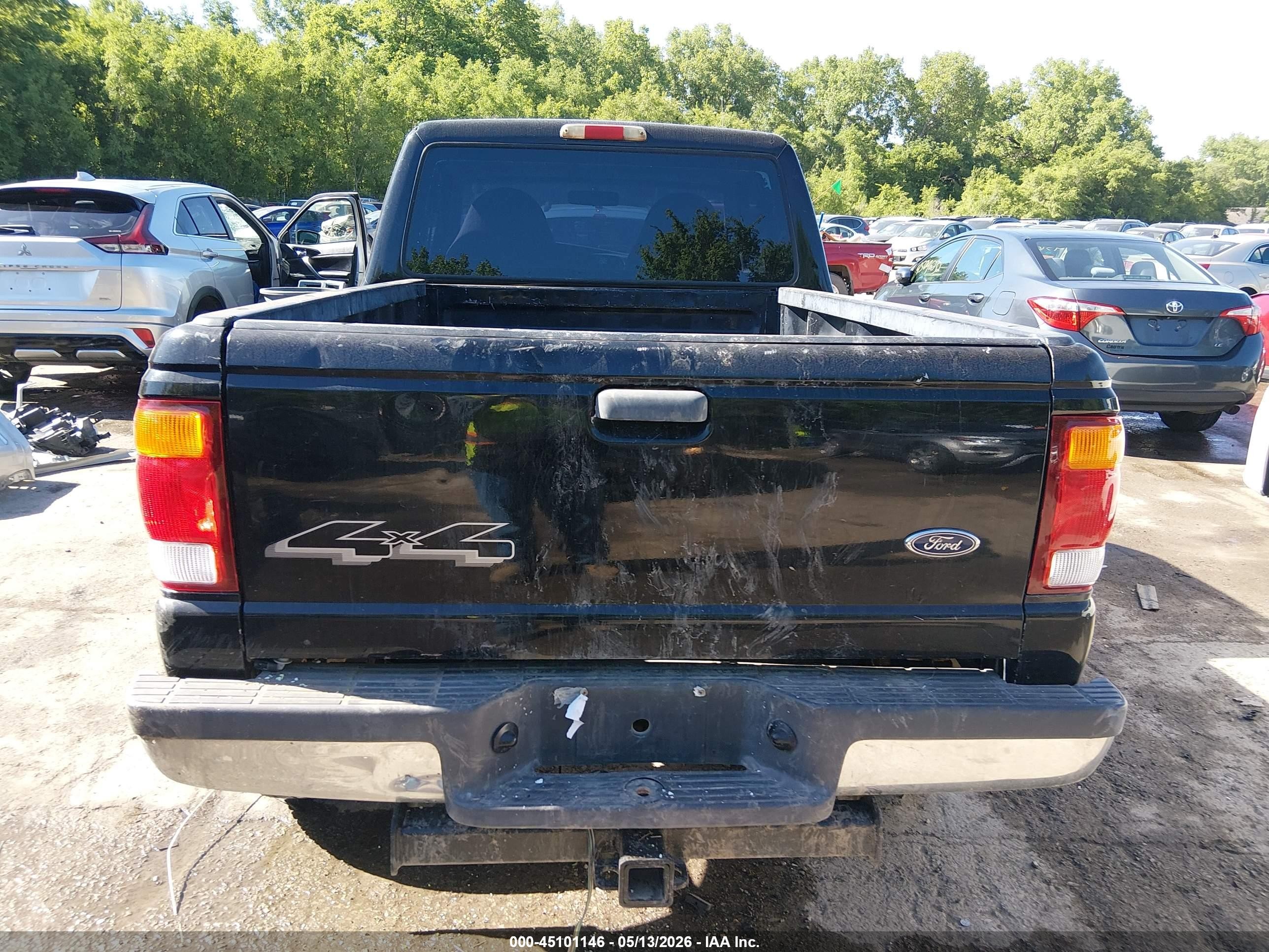 1999 Ford Ranger Xl/xlt Black vin: 1FTZR15V6XPB06722