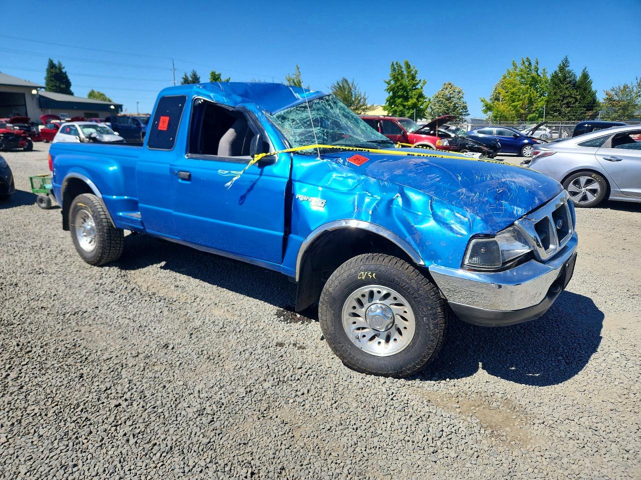 1999 Ford Ranger Super Cab Blue vin: 1FTZR15V6XTA62714