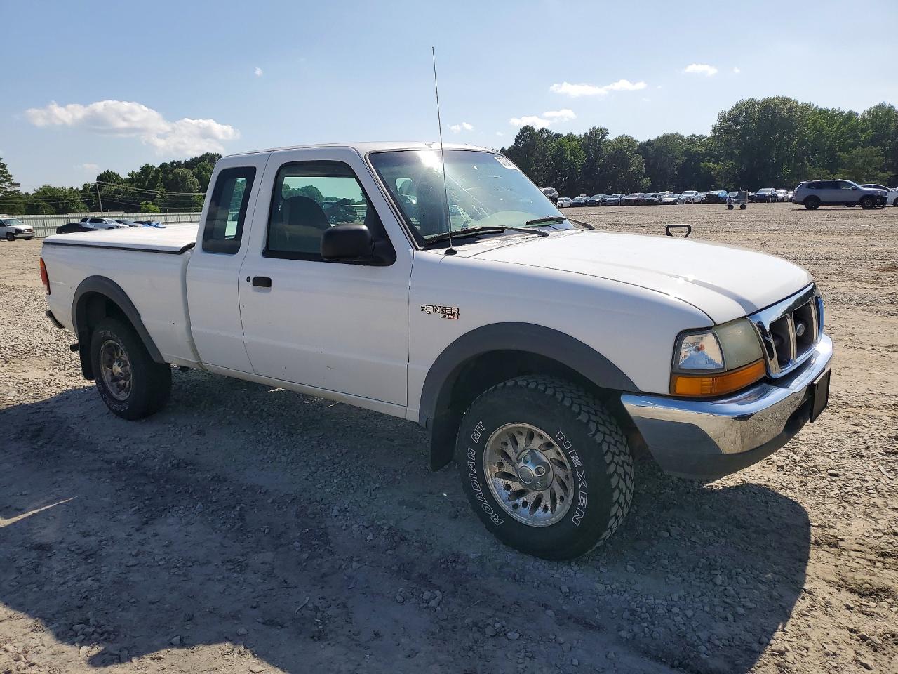 1999 Ford Ranger Super Cab White vin: 1FTZR15V7XPA35868