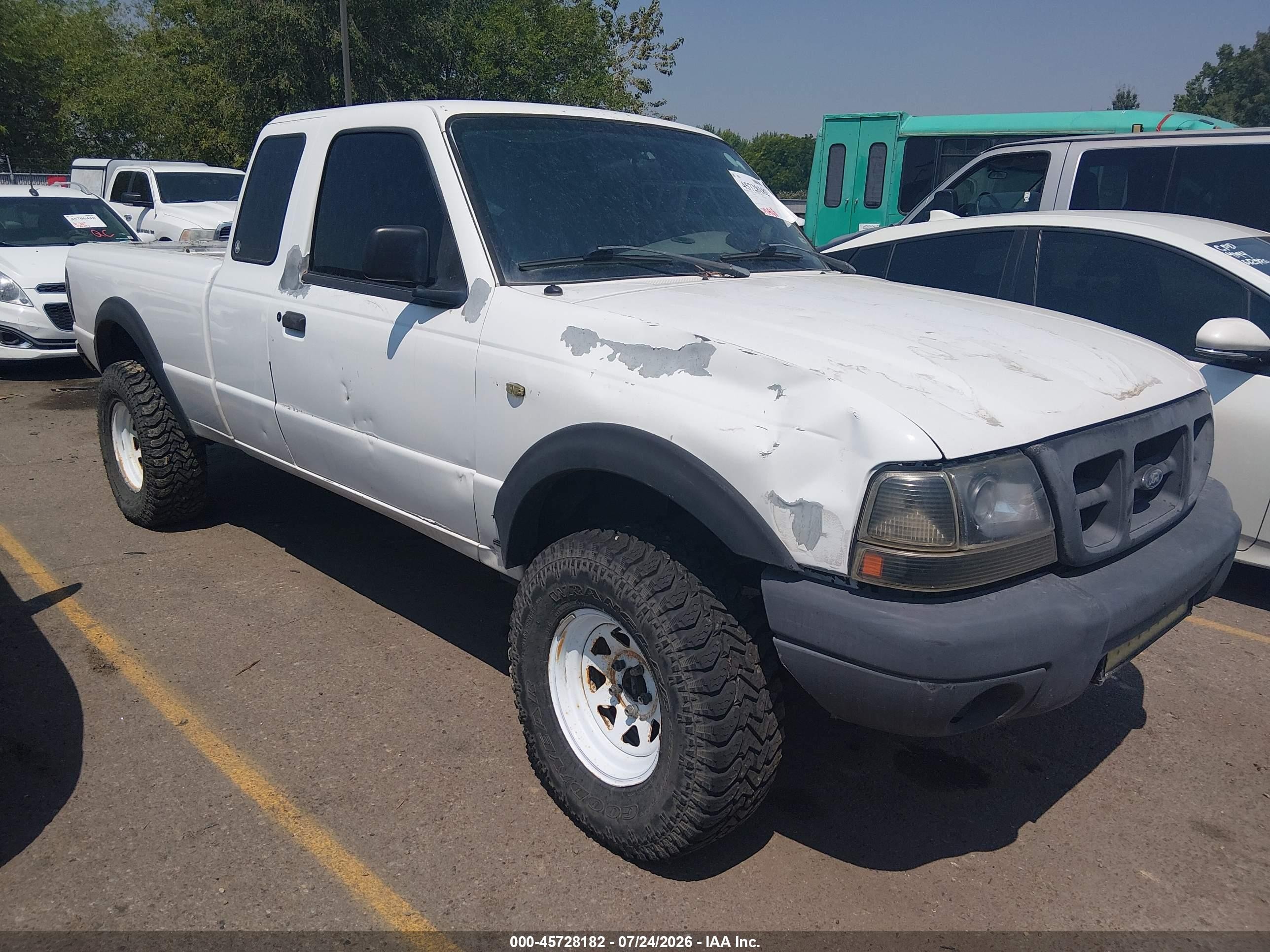 1999 Ford Ranger Xl/xlt White vin: 1FTZR15V7XPB57565