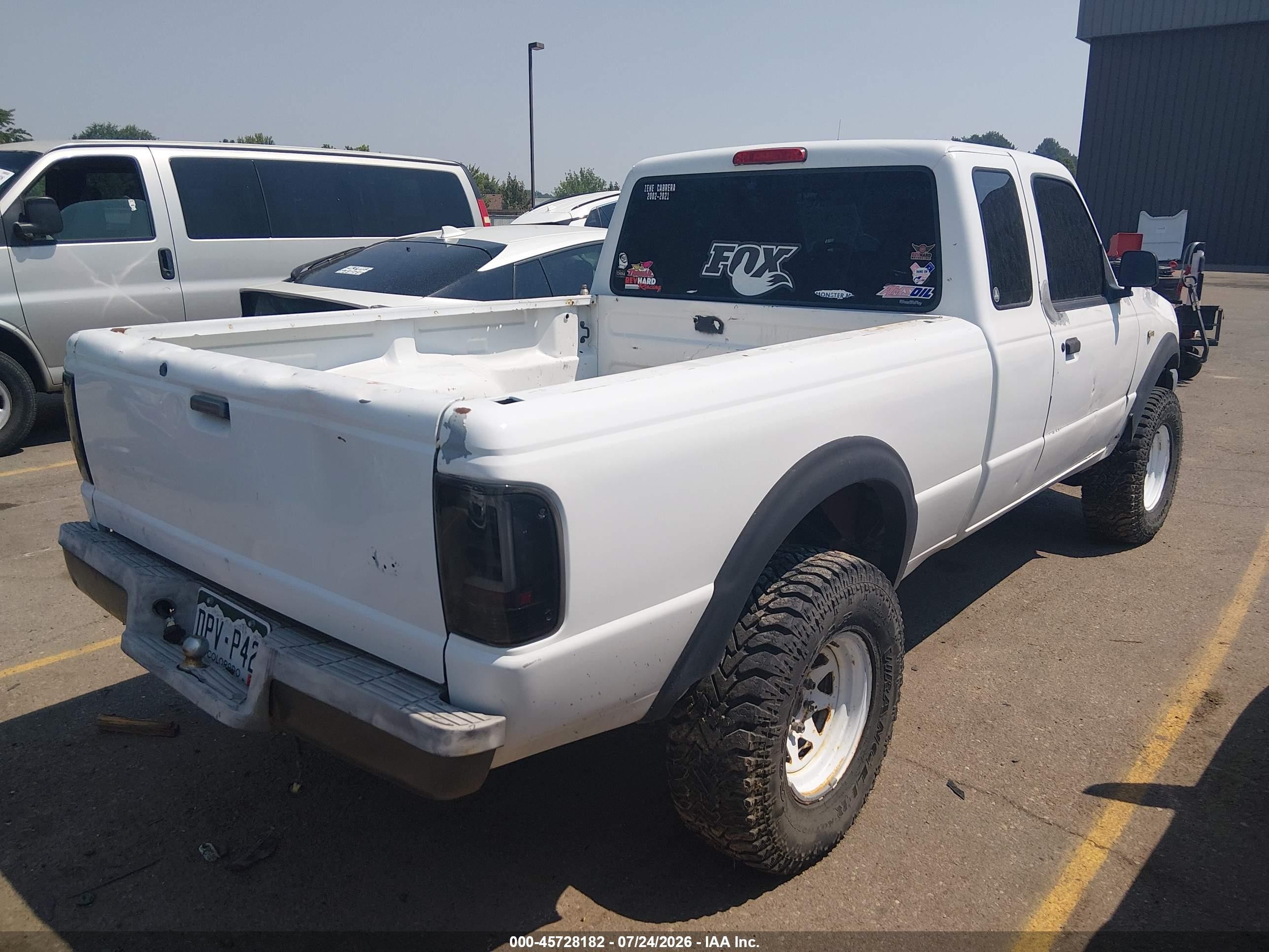 1999 Ford Ranger Xl/xlt White vin: 1FTZR15V7XPB57565