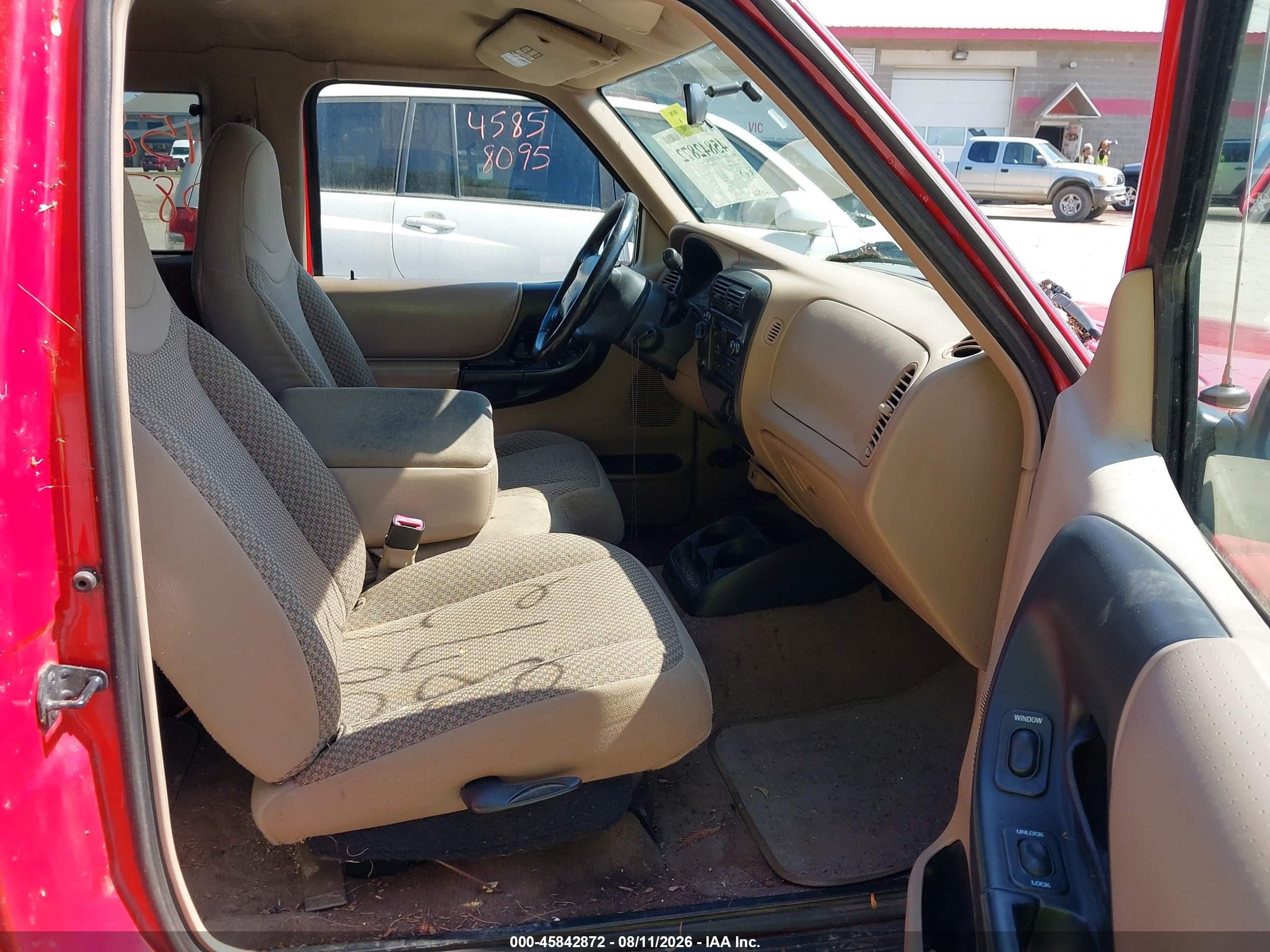 1999 Ford Ranger Xl/xlt Red vin: 1FTZR15V8XTA78848