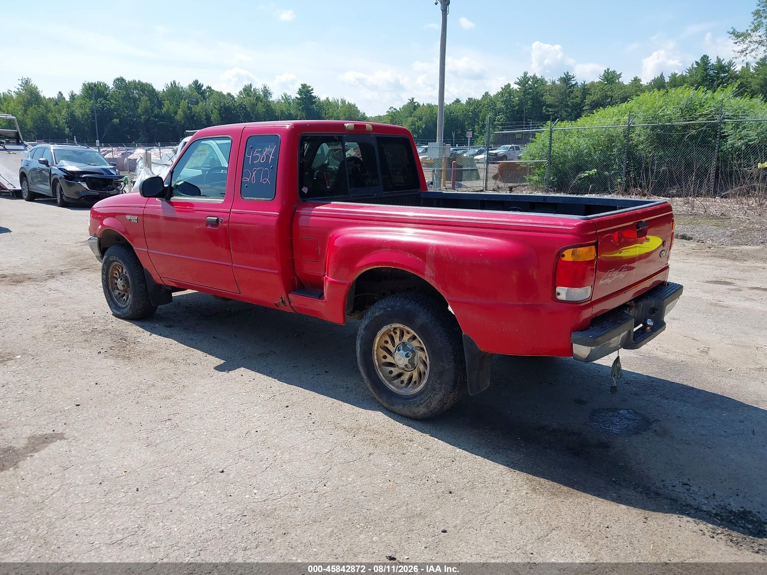 1999 Ford Ranger Xl/xlt Red vin: 1FTZR15V8XTA78848