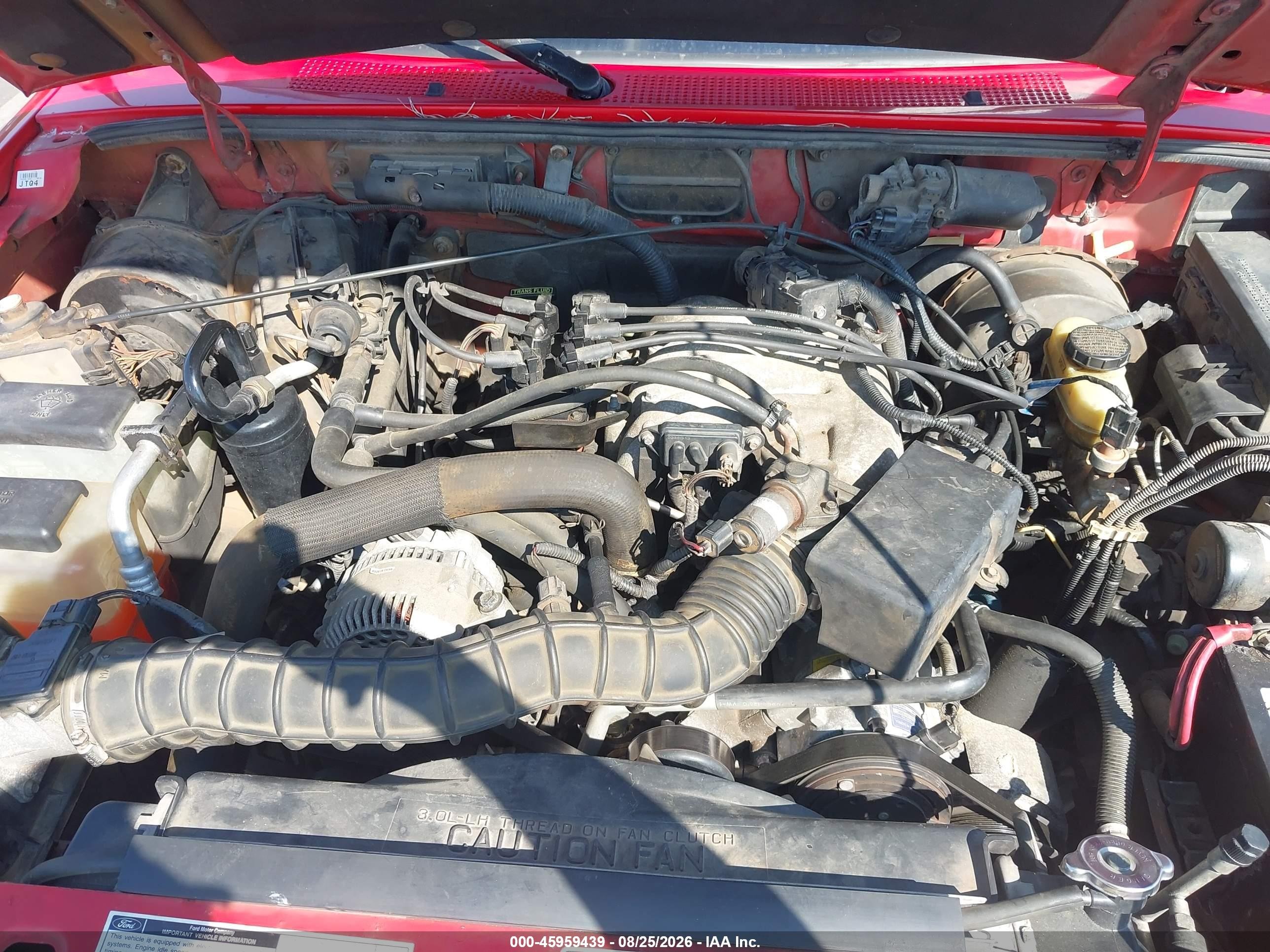 1999 Ford Ranger Xl/xlt Red vin: 1FTZR15V8XTB13162
