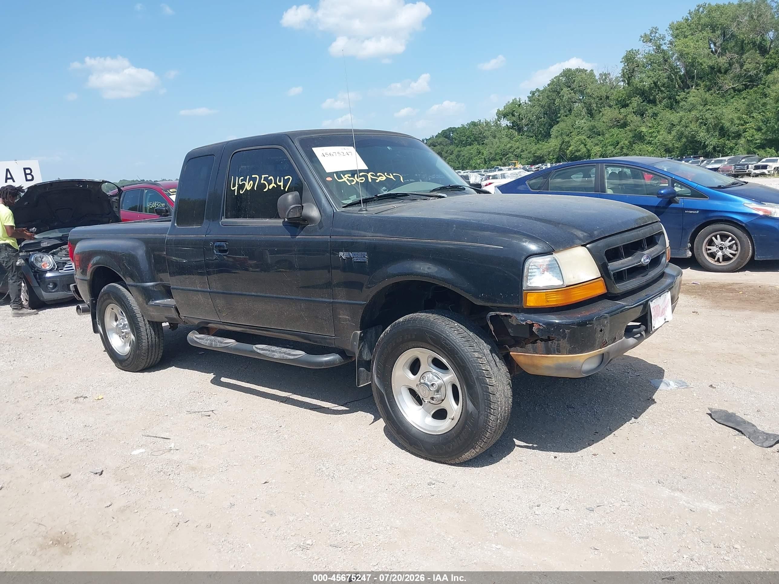 2000 Ford Ranger Xl/xlt Black vin: 1FTZR15V8YPA95157