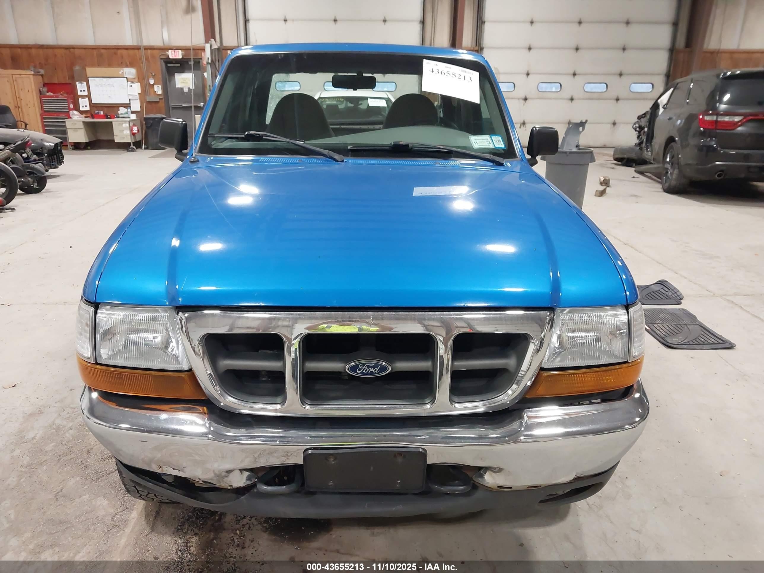 2000 Ford Ranger Xl/xlt Blue vin: 1FTZR15V8YTA98471