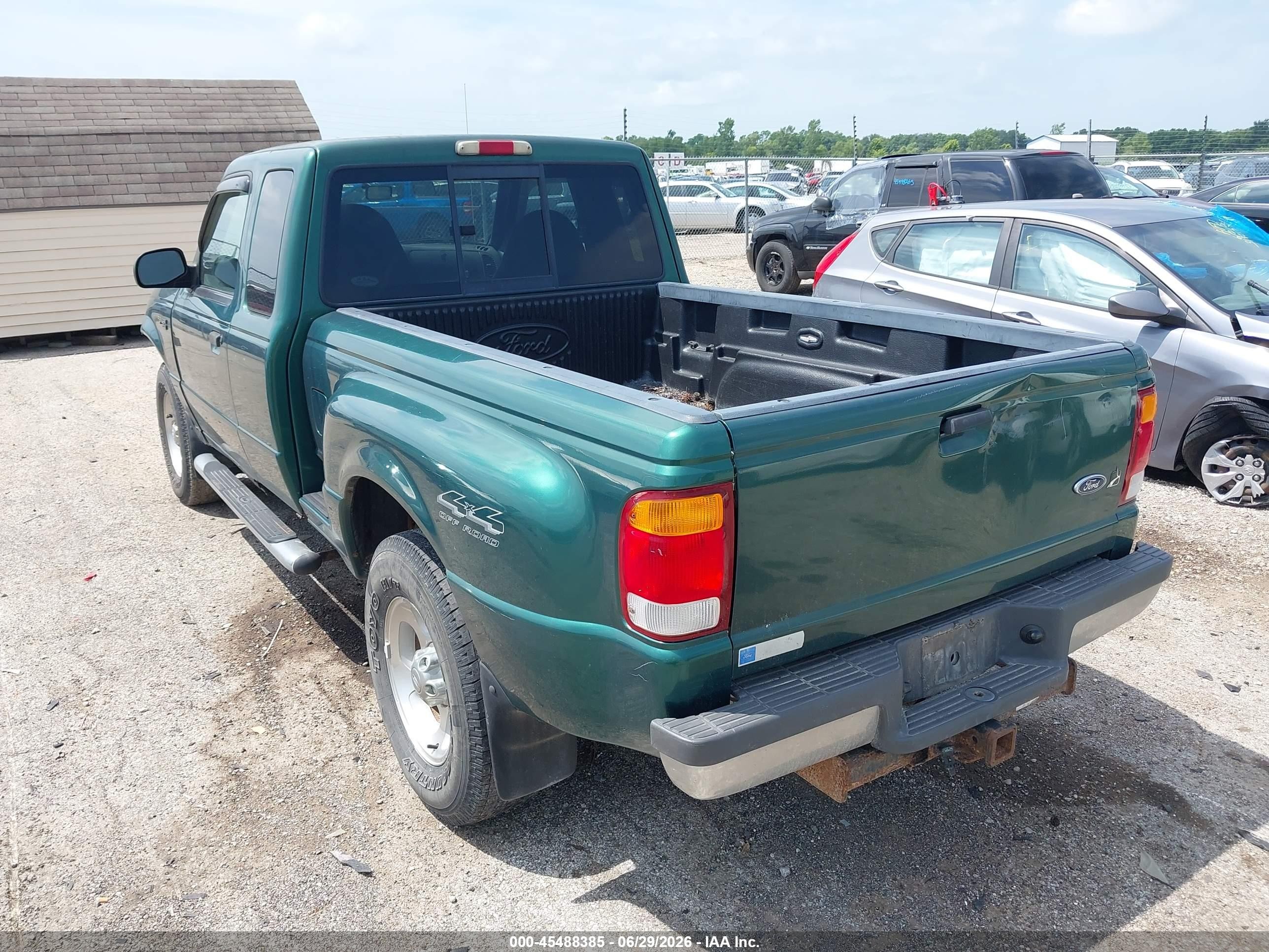 1999 Ford Ranger Xl/xlt Green vin: 1FTZR15V9XPB44560