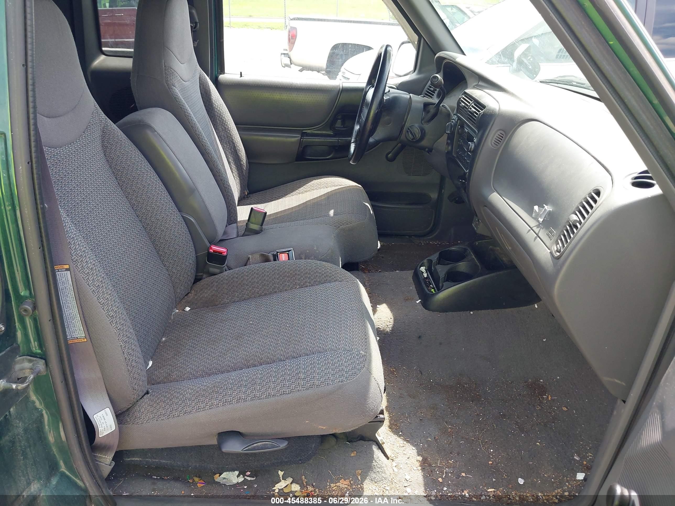 1999 Ford Ranger Xl/xlt Green vin: 1FTZR15V9XPB44560