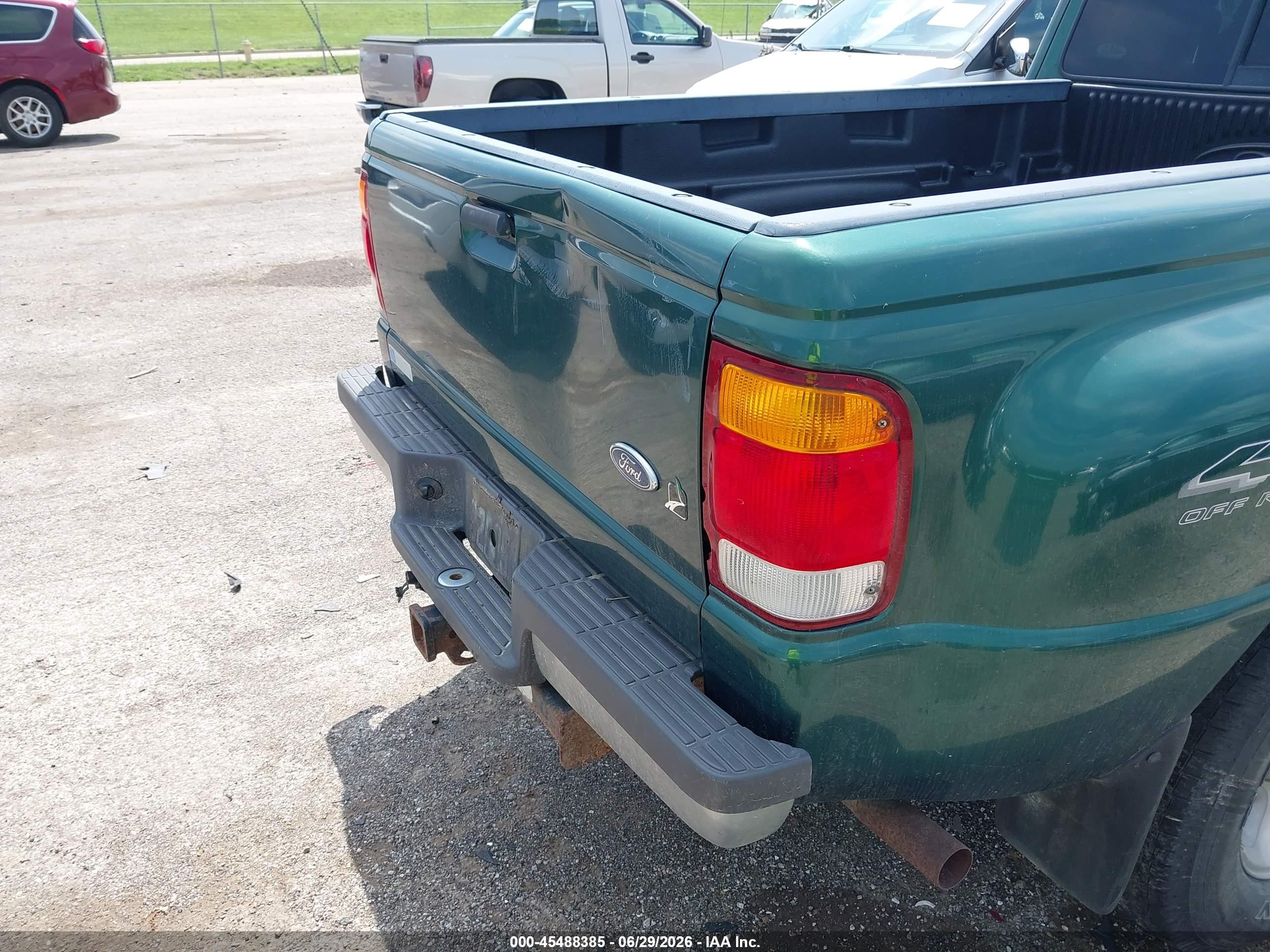 1999 Ford Ranger Xl/xlt Green vin: 1FTZR15V9XPB44560