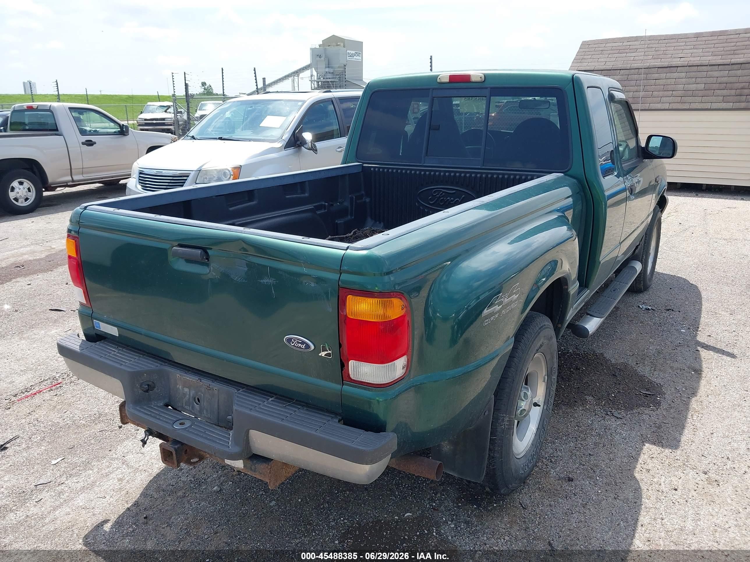 1999 Ford Ranger Xl/xlt Green vin: 1FTZR15V9XPB44560