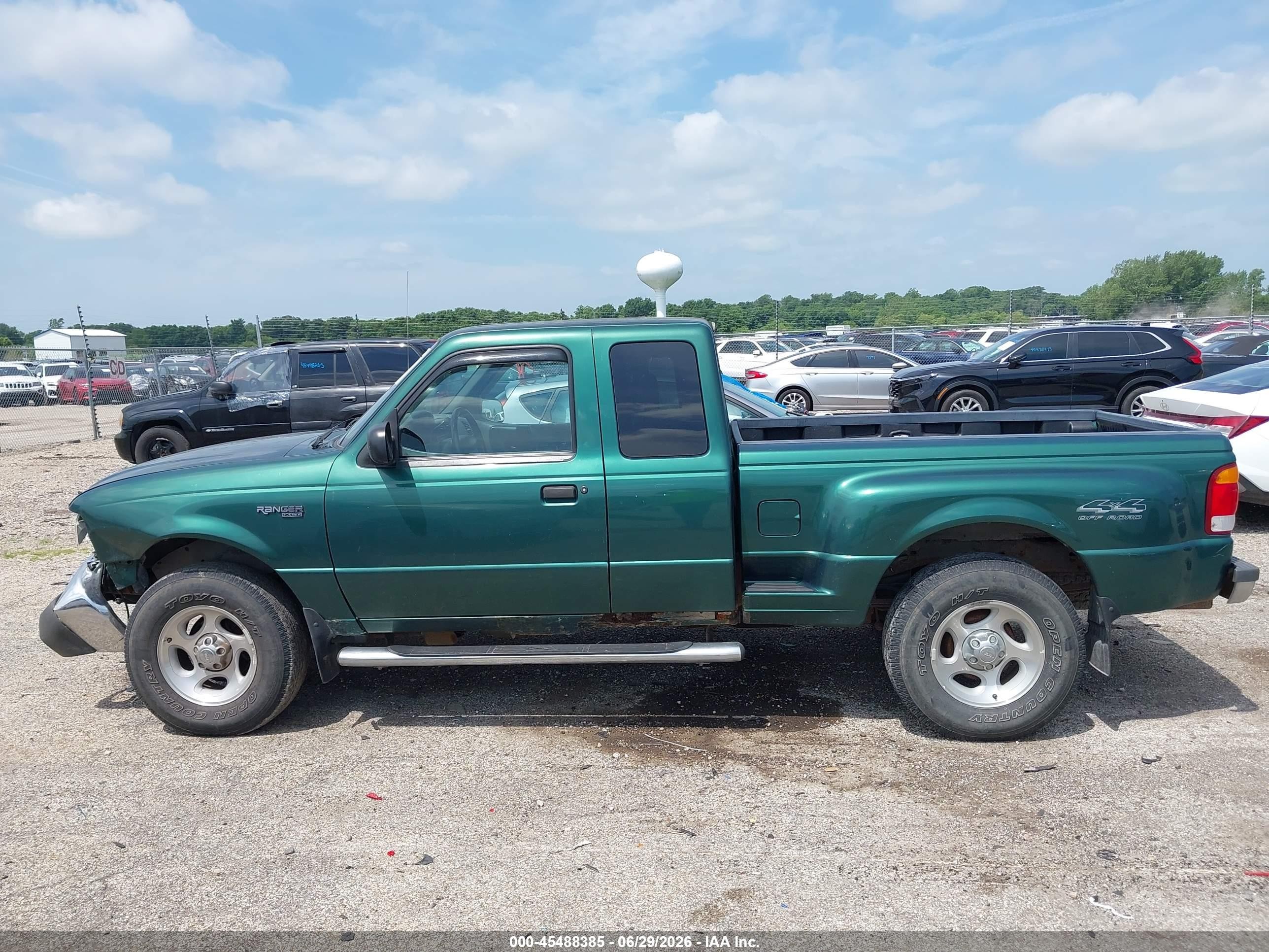 1999 Ford Ranger Xl/xlt Green vin: 1FTZR15V9XPB44560