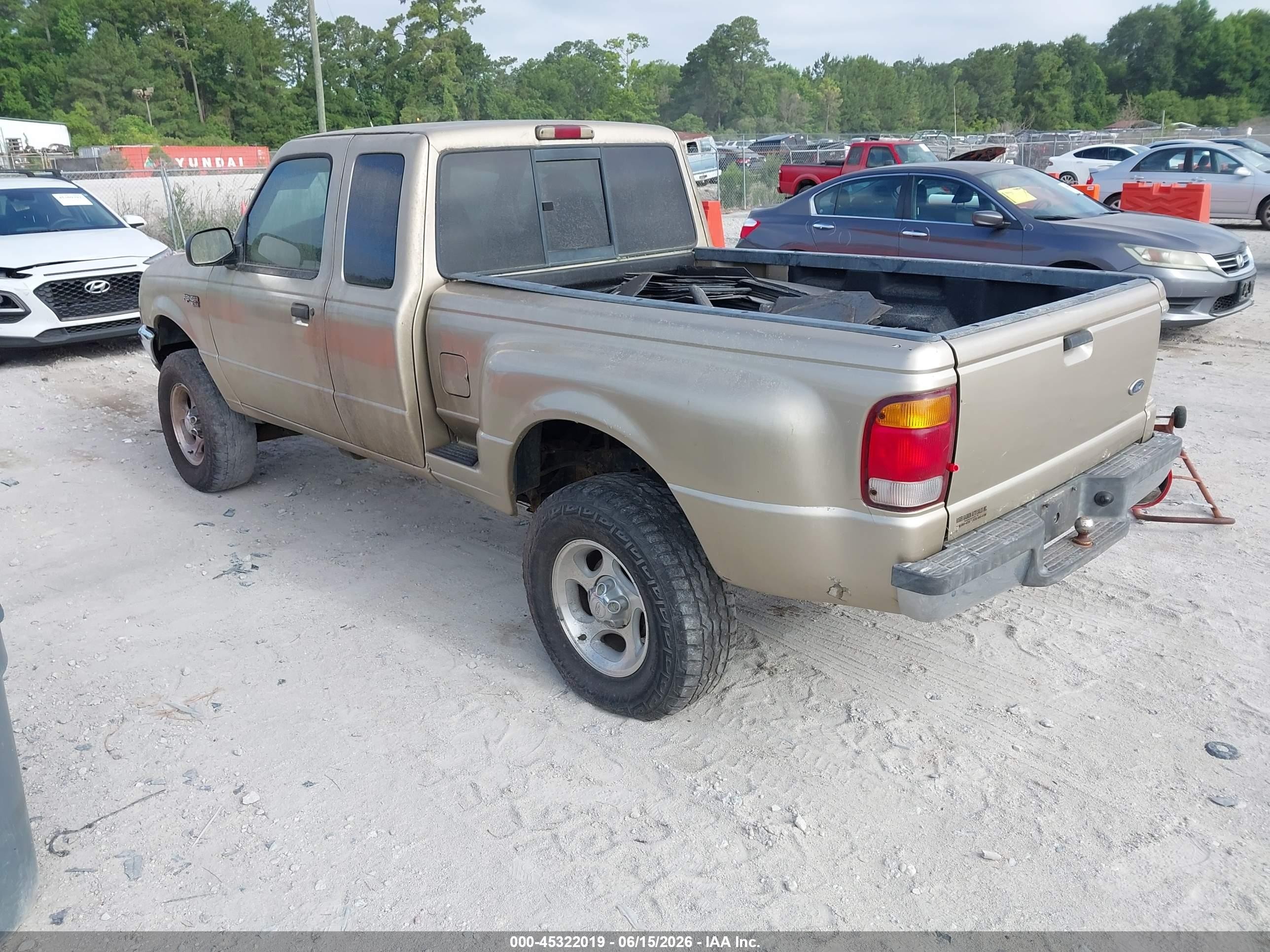 1999 Ford Ranger Xl/xlt Champagne vin: 1FTZR15V9XTA95027
