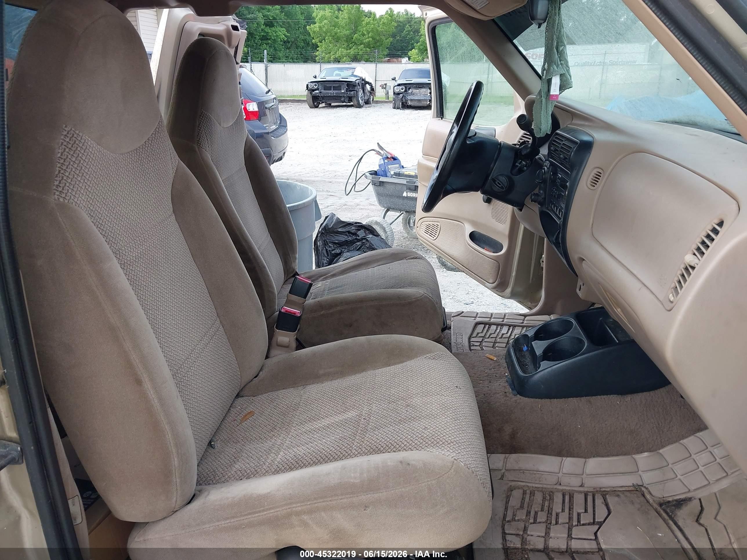 1999 Ford Ranger Xl/xlt Champagne vin: 1FTZR15V9XTA95027