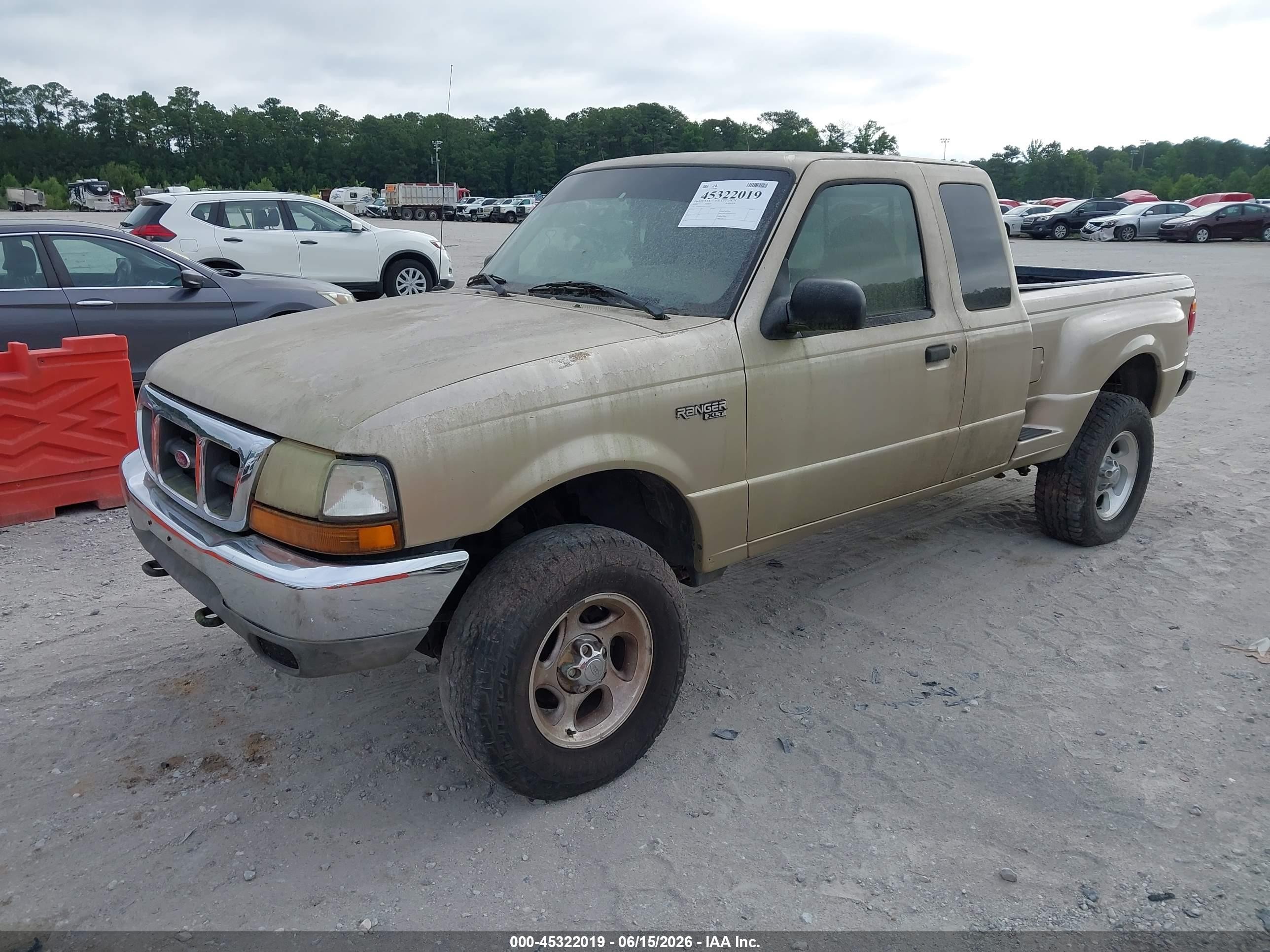 1999 Ford Ranger Xl/xlt Champagne vin: 1FTZR15V9XTA95027