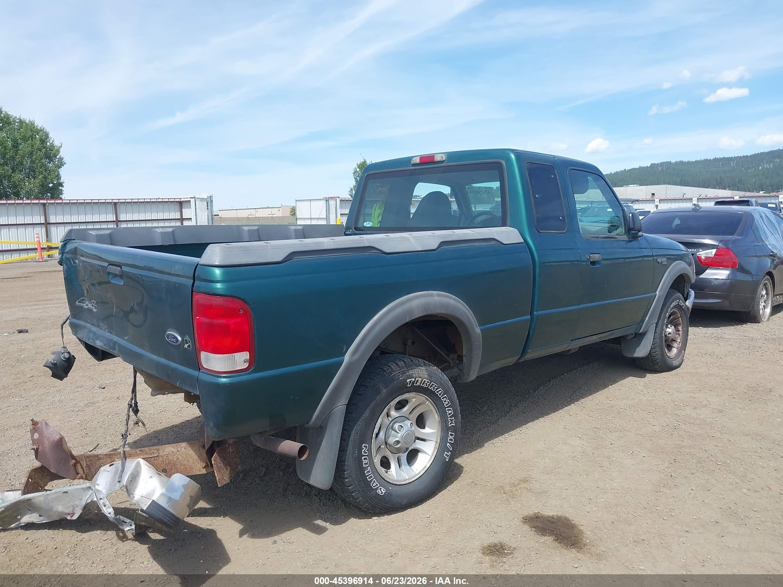 2000 Ford Ranger Xl/xlt Green vin: 1FTZR15V9YPB23337