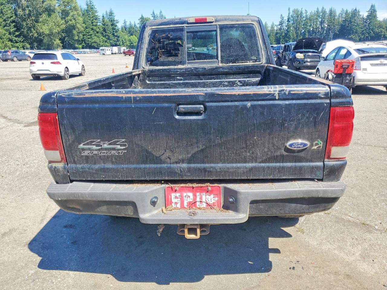2000 Ford Ranger Super Cab Black vin: 1FTZR15VXYPA37048