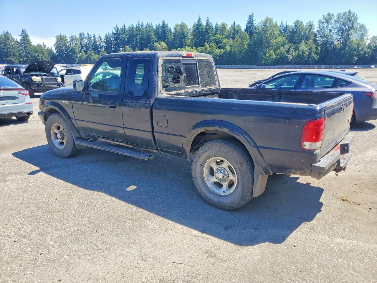 2000 Ford Ranger Super Cab Black vin: 1FTZR15VXYPA37048