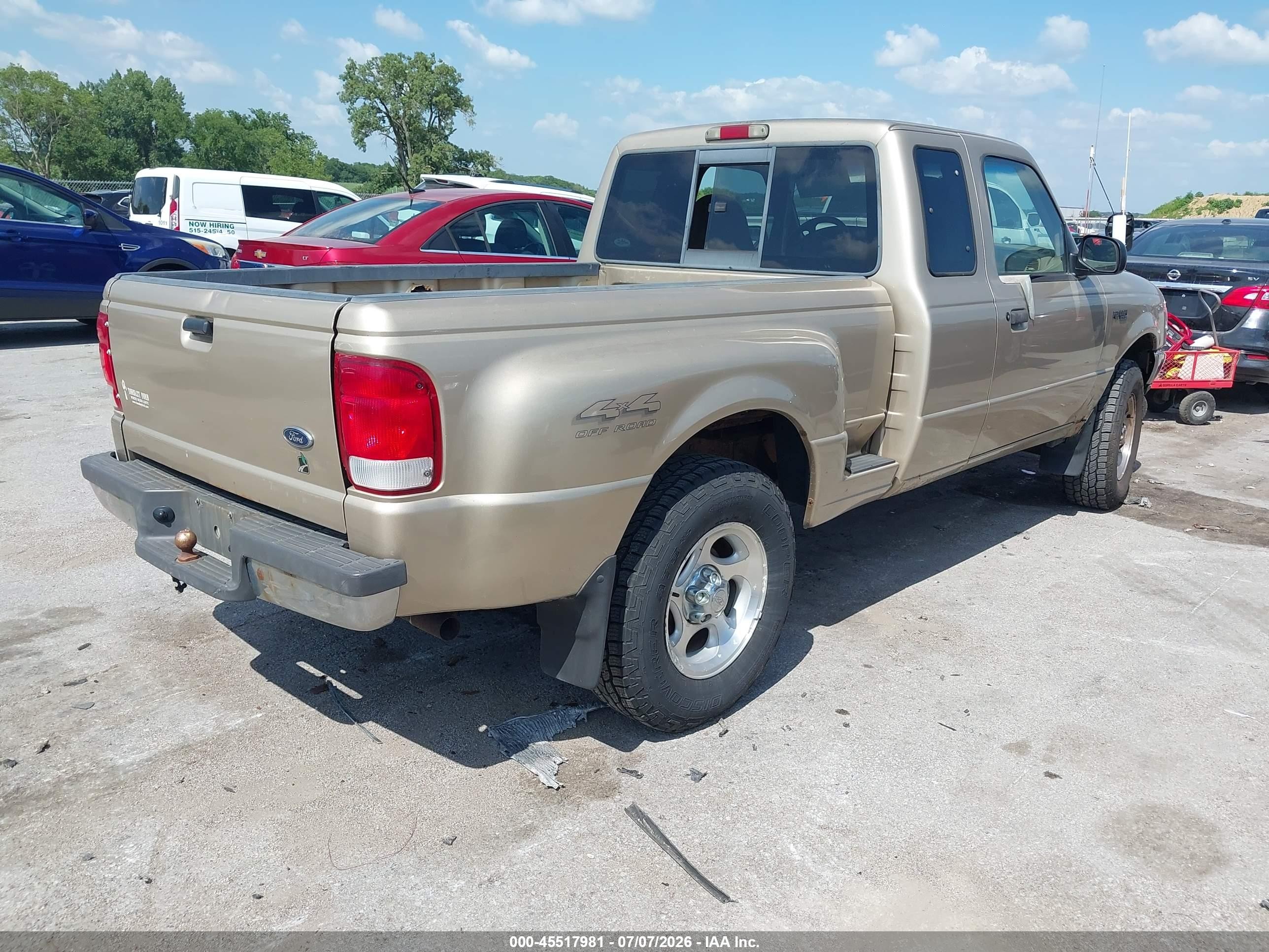 2000 Ford Ranger Xl/xlt Золотой vin: 1FTZR15VXYPB60543