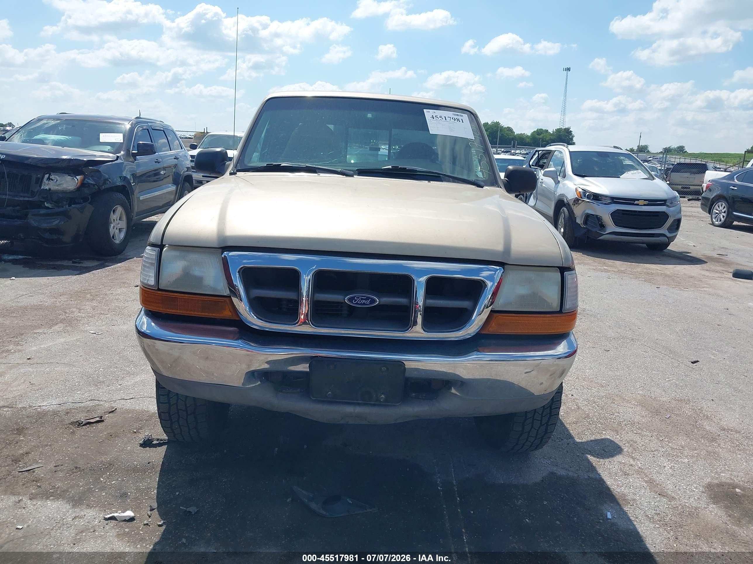 2000 Ford Ranger Xl/xlt Золотой vin: 1FTZR15VXYPB60543