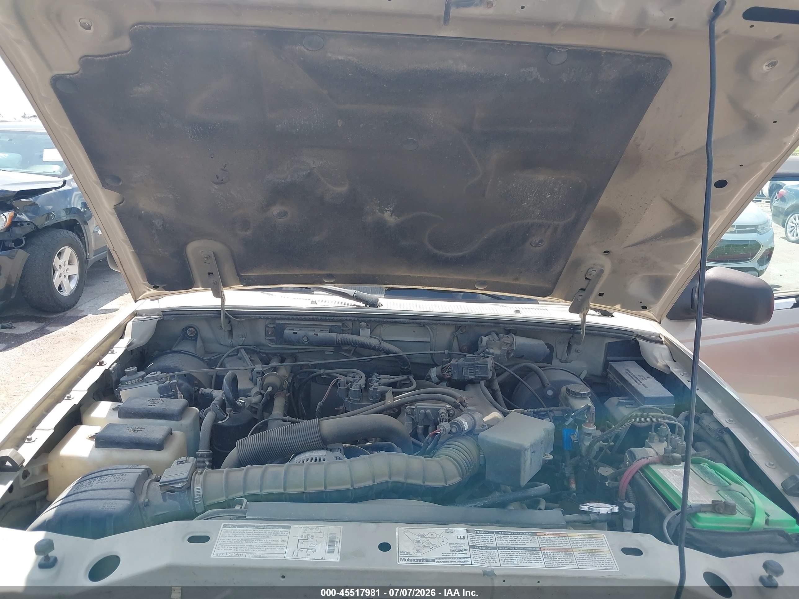 2000 Ford Ranger Xl/xlt Золотой vin: 1FTZR15VXYPB60543