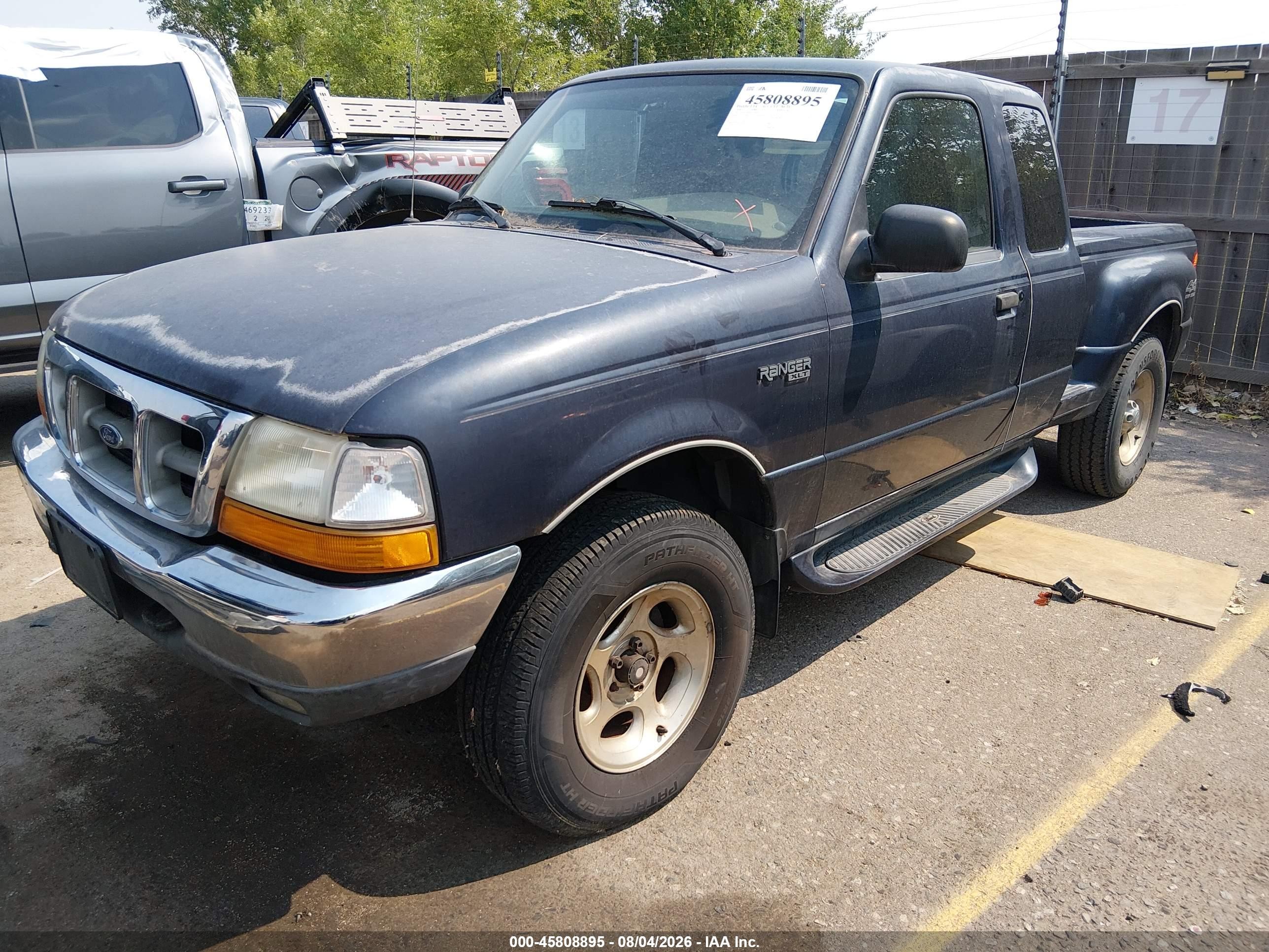 1999 Ford Ranger Xlt Blue vin: 1FTZR15X0XTA59454